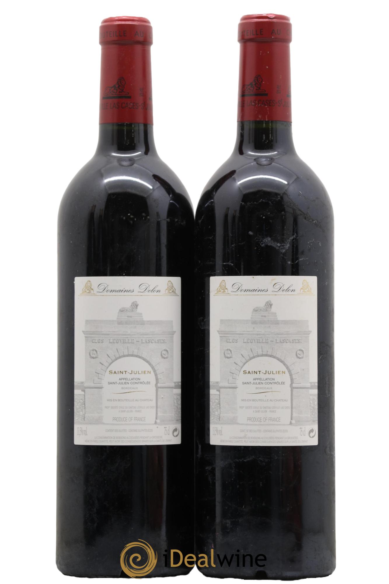 Château Léoville Las Cases 2ème Grand Cru Classé 2010 - Posten von 2 Flaschen - 1