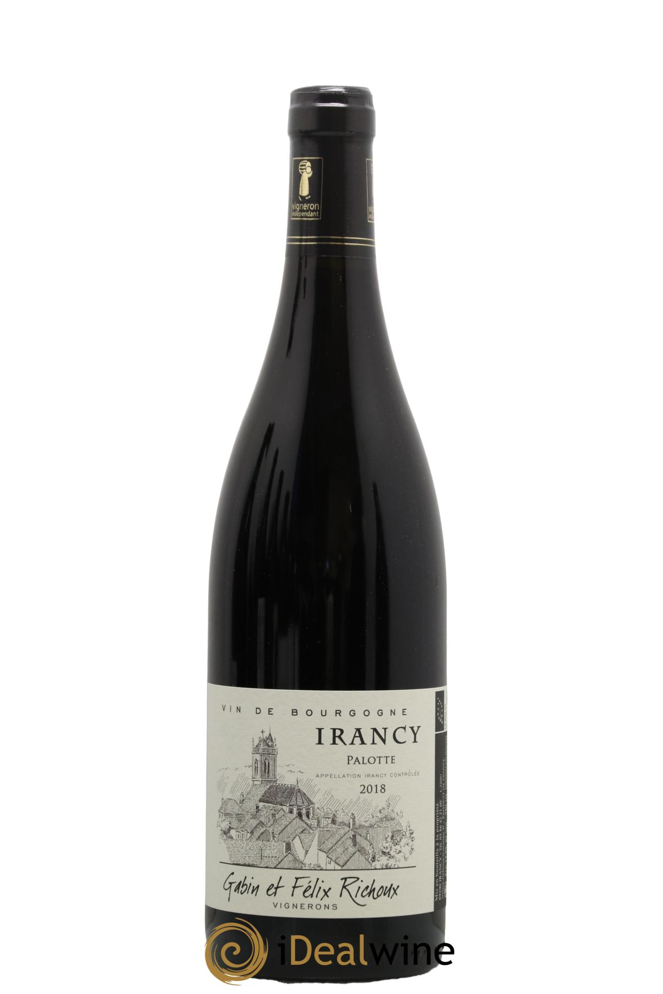 Irancy Palotte Domaine Gabin et Felix Richoux 2018 - Posten von 1 Flasche - 0