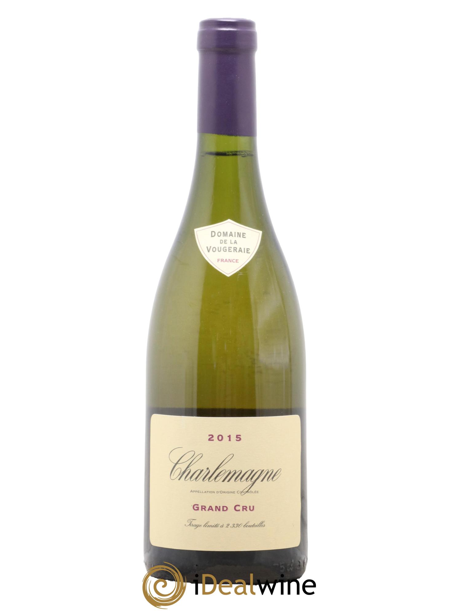 Charlemagne La Vougeraie 2015 - Lot de 1 bouteille - 0