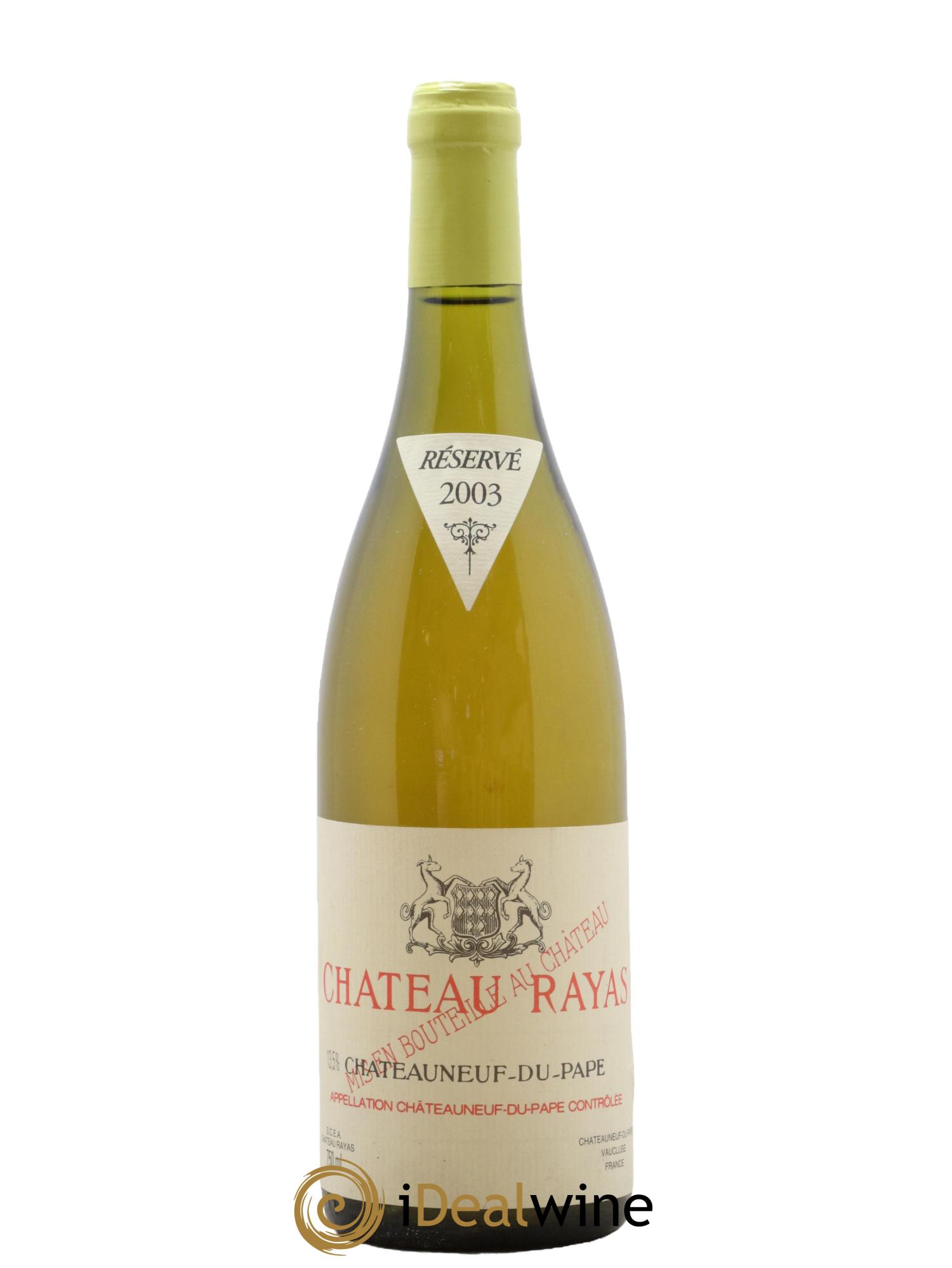 Châteauneuf-du-Pape Château Rayas Emmanuel Reynaud 2003 - Lot of 1 bottle - 0