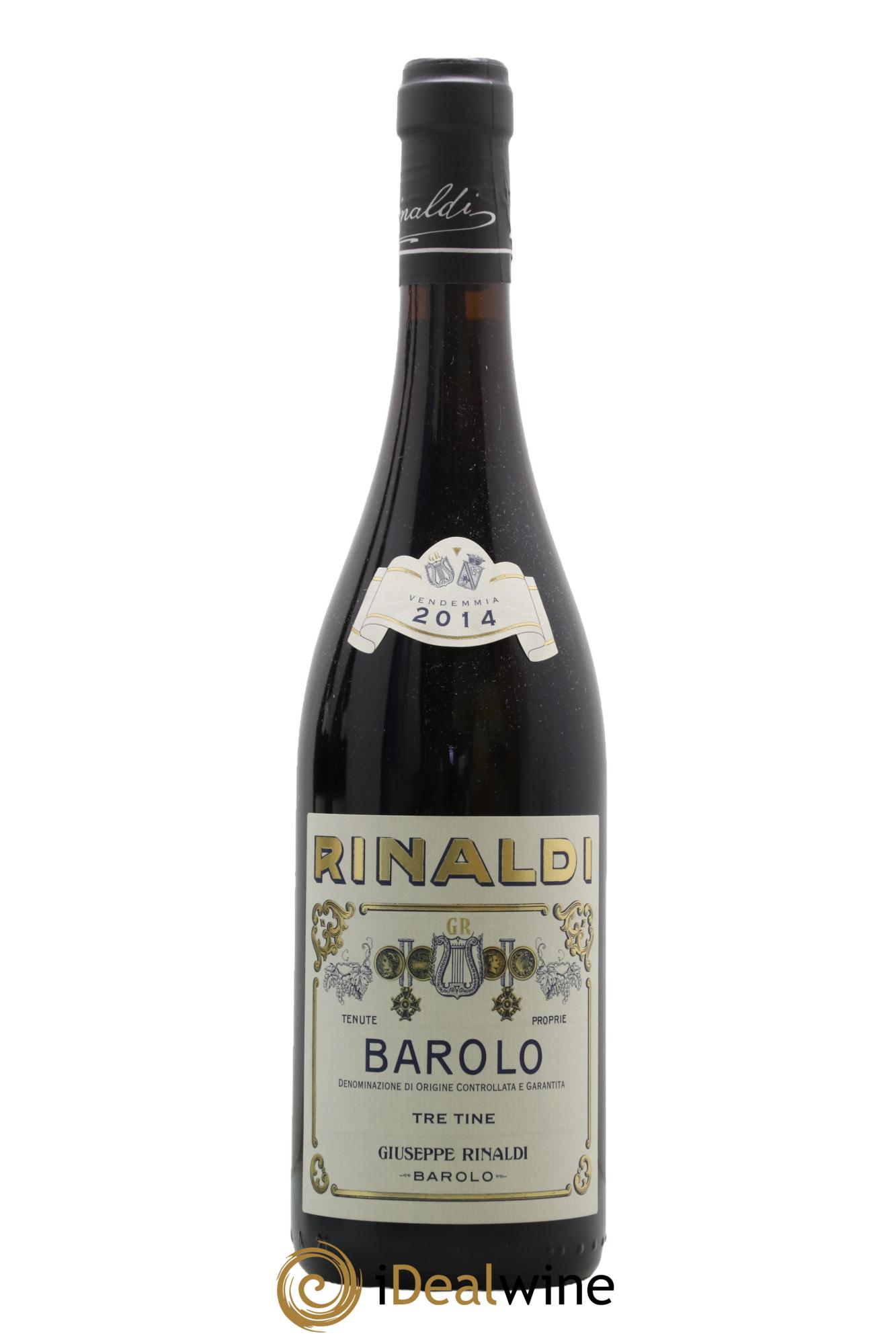 Barolo DOCG Tre Tine Giuseppe Rinaldi 2014 - Posten von 1 Flasche - 0