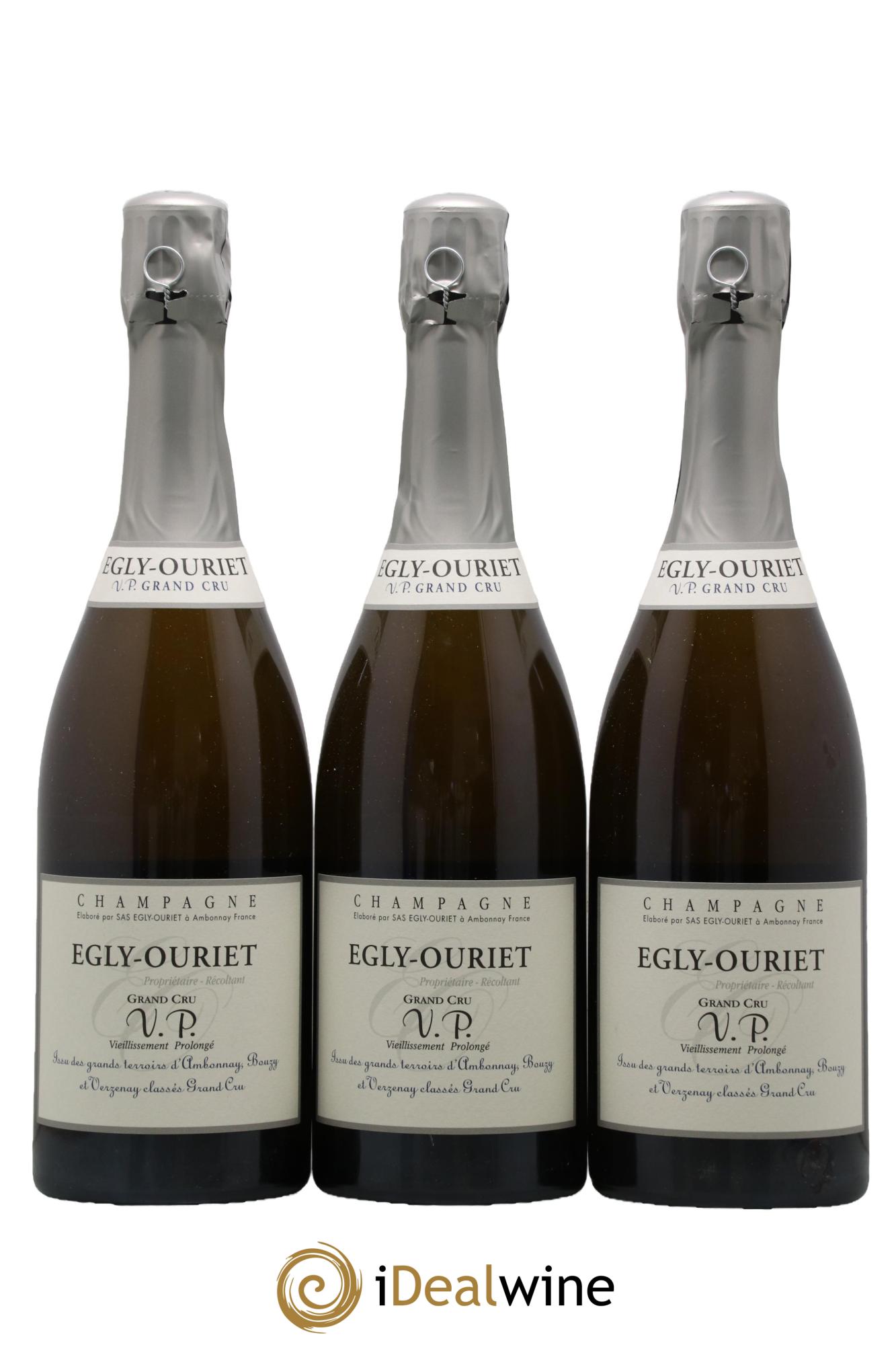 Extra Brut VP Egly-Ouriet - Lot of 3 bottles - 0