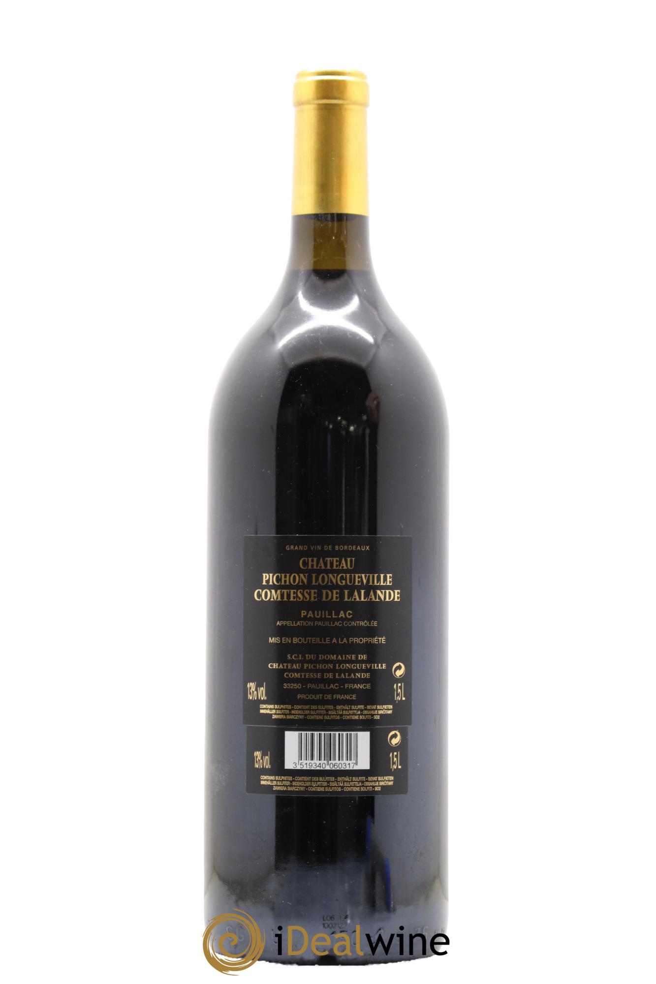 Château Pichon Longueville Comtesse de Lalande 2ème Grand Cru Classé 2006 - Lot de 1 magnum - 1