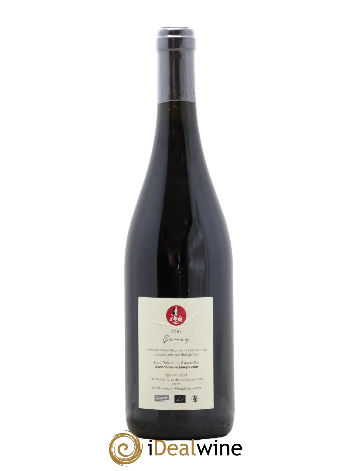 Vin de France AK400 Gamay Bruno Allion 2016 - Lotto di 1 bottiglia - 1