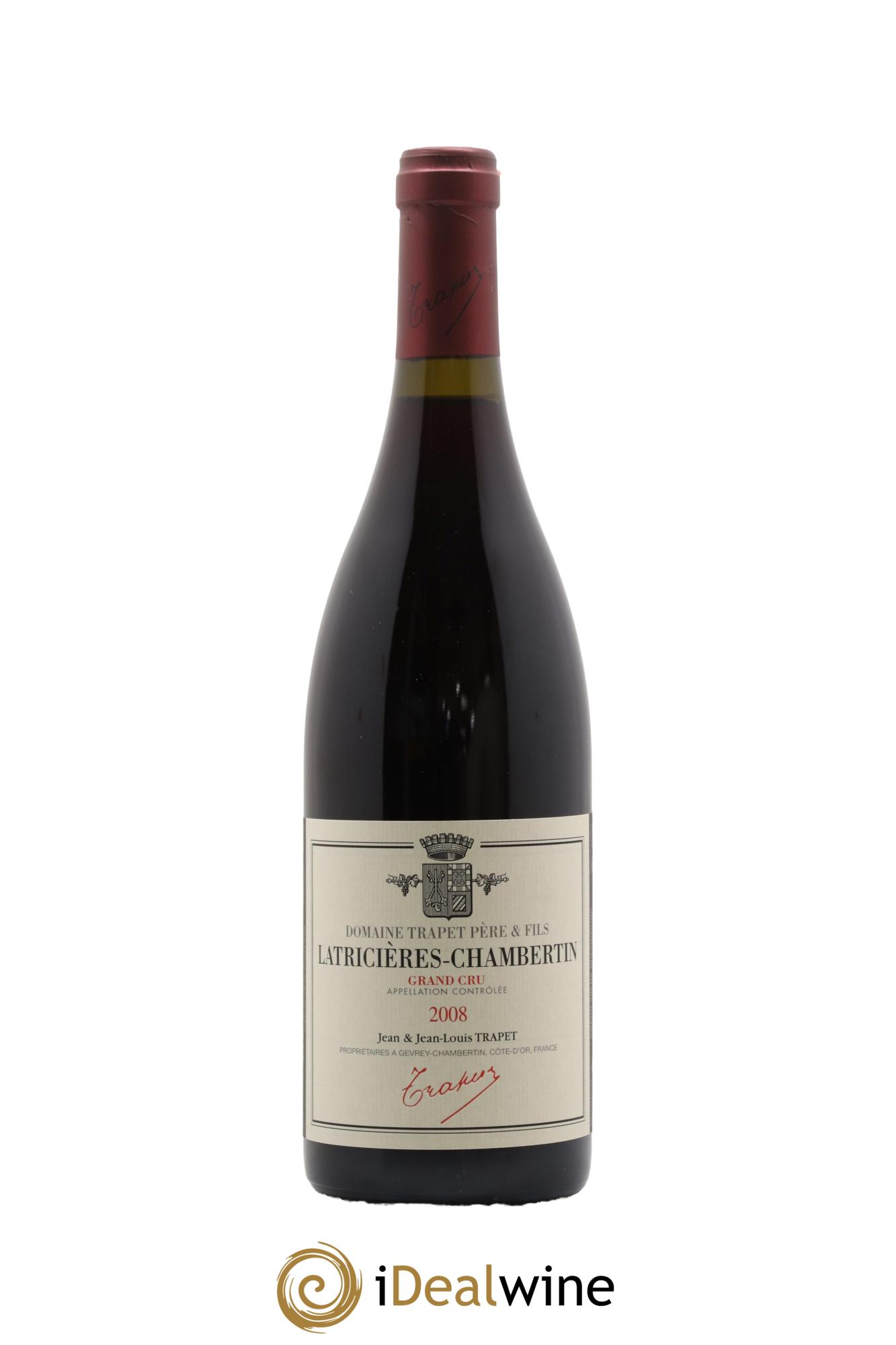 Latricières-Chambertin Grand Cru Domaine Trapet  2008 - Lotto di 1 bottiglia - 0