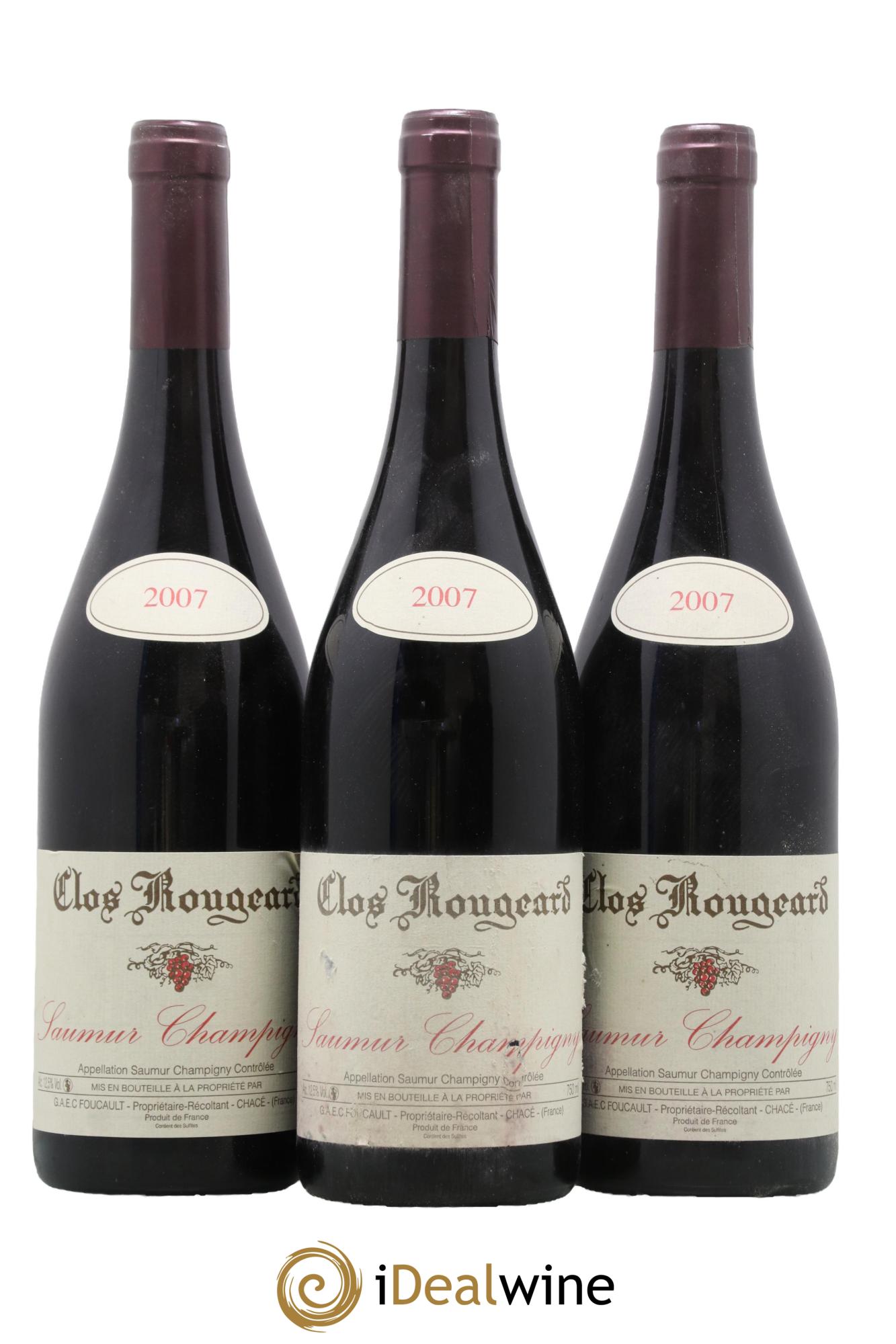 Saumur-Champigny Clos Rougeard 2007 - Lotto di 3 bottiglie - 0