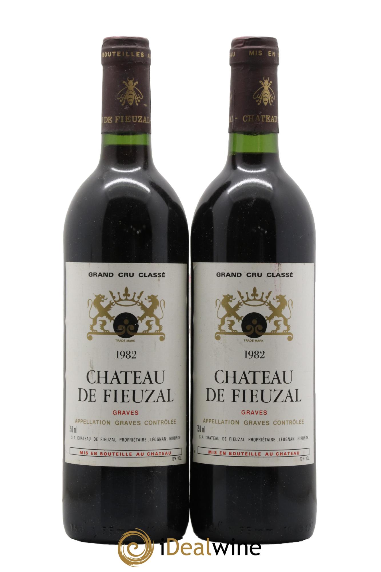 Château de Fieuzal Cru Classé de Graves 1982 - Lotto di 2 bottiglie - 0