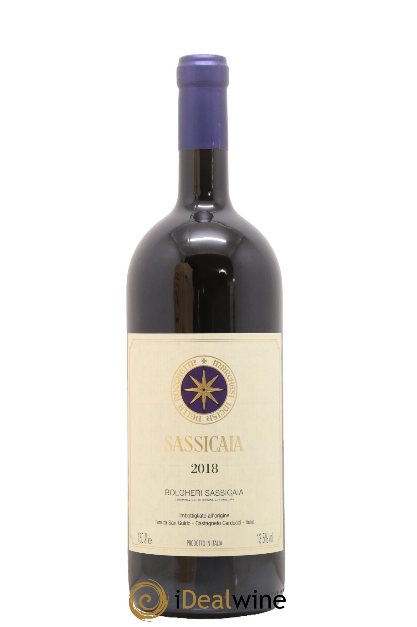 Bolgheri DOC Sassicaia Tenuta San Guido 2018 - Lot de 1 magnum - 1