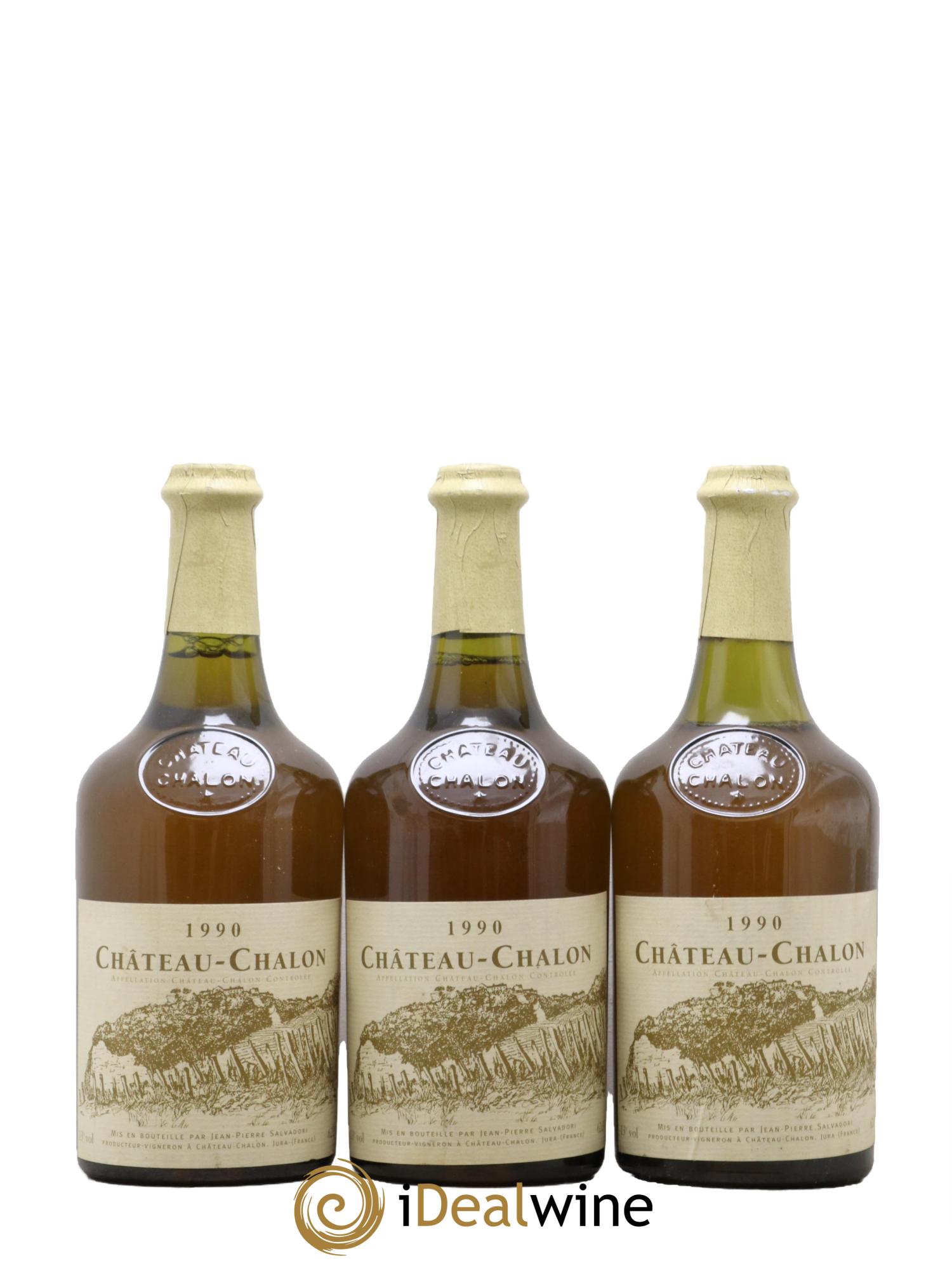 Château-Chalon Domaine Salvadori 1990 - Lot de 3 clavelins - 0