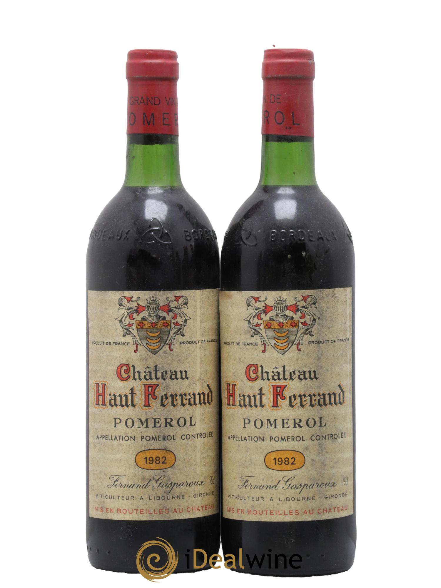 Château Haut Ferrand 1982 - Lot de 2 bouteilles - 0