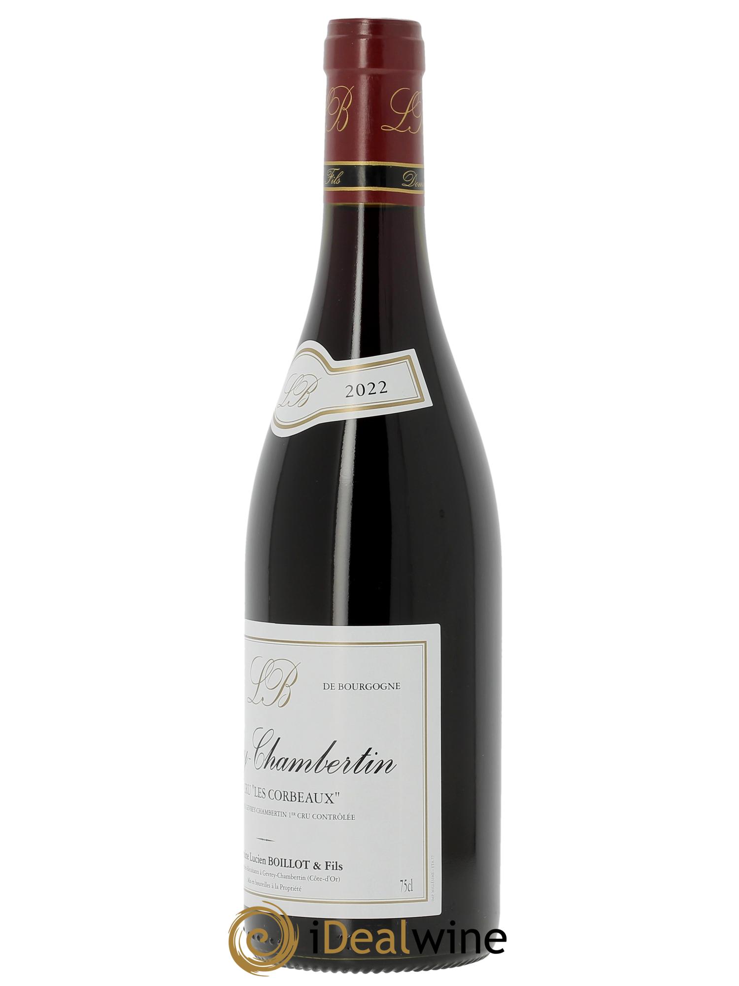 Gevrey-Chambertin 1er Cru Les Corbeaux Lucien Boillot & Fils (Domaine)  2022 - Lot of 1 bottle - 1