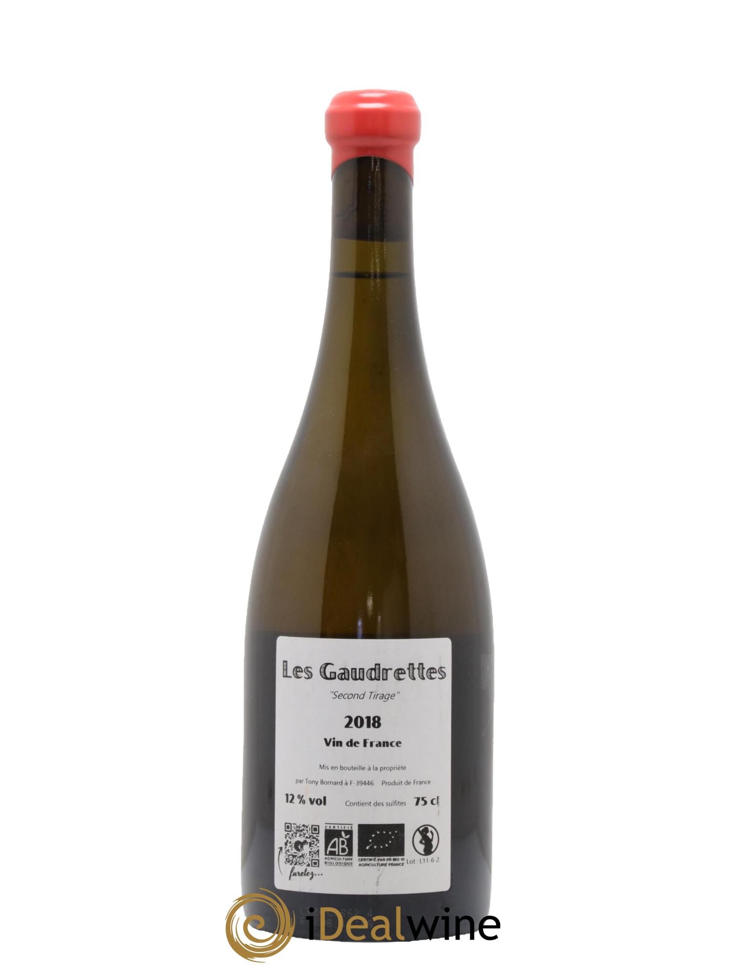 Côtes du Jura Les Gaudrettes Bornard 2018 - Lot de 1 bouteille - 1