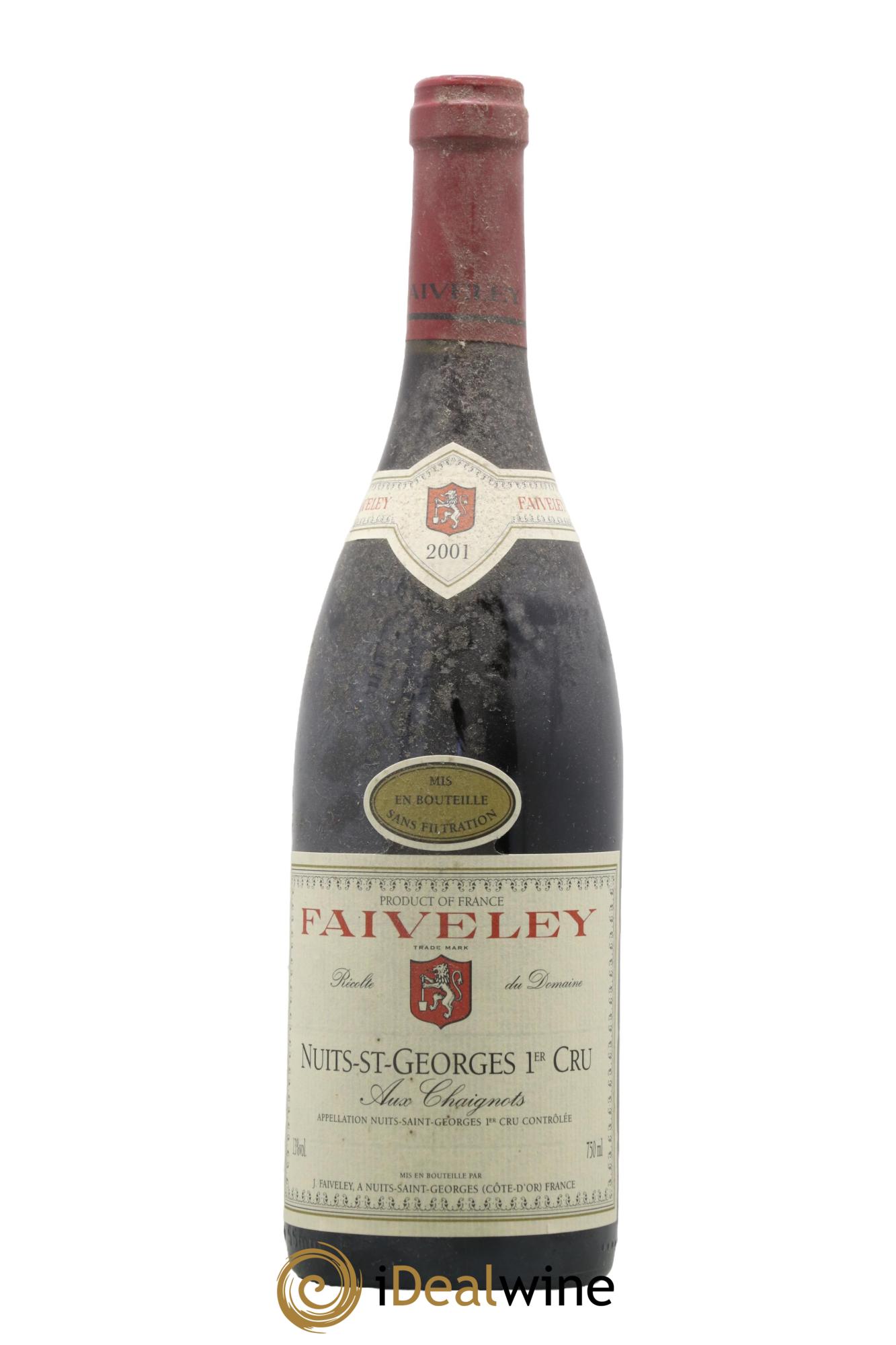 Nuits Saint-Georges 1er Cru Aux Chaignots Faiveley 2001 - Lot of 1 bottle - 0