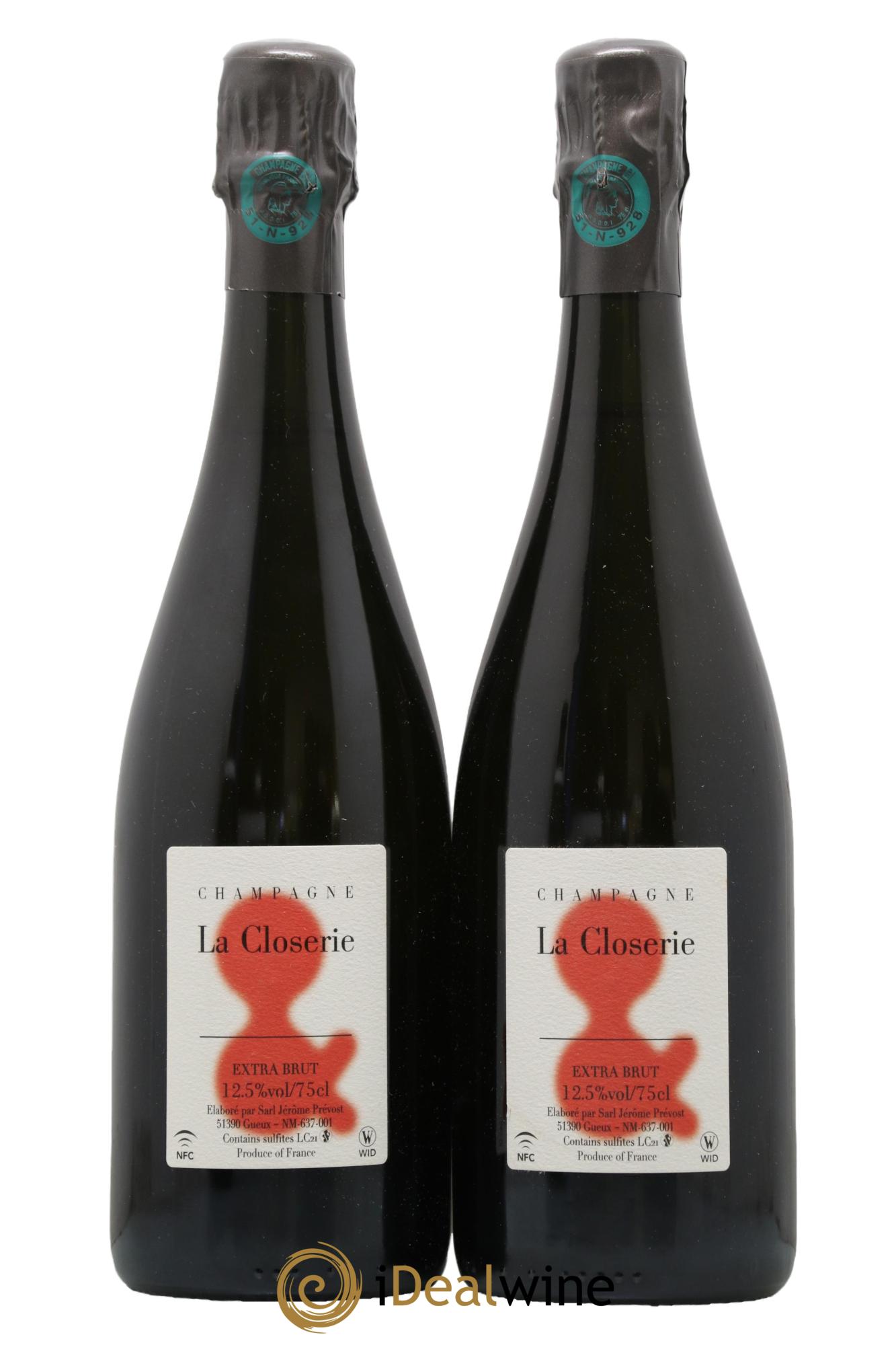 La Closerie Jérôme Prévost  - Lot of 2 bottles - 0