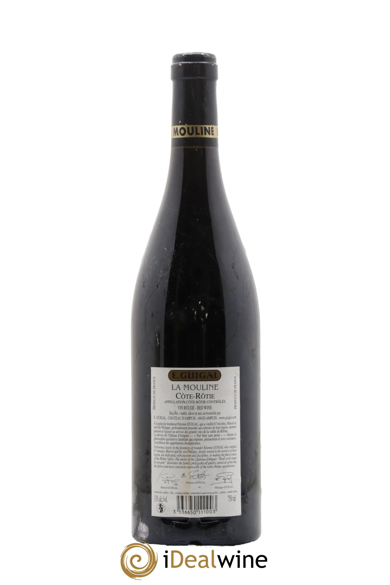 Côte-Rôtie La Mouline Guigal  2004 - Lotto di 1 bottiglia - 1