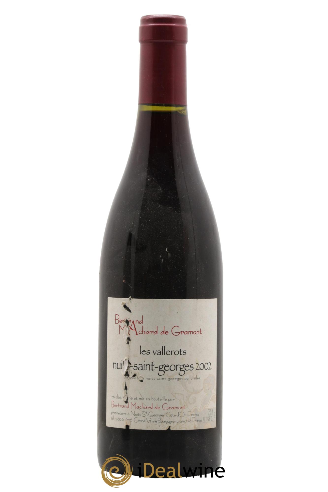 Nuits Saint-Georges Terrasses des Vallerots Machard de Gramont 2002 - Posten von 1 Flasche - 0