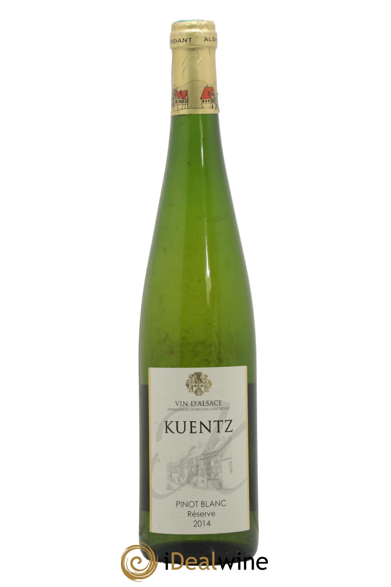 Alsace Pinot Blanc Réserve Domaine Kuentz 2014 - Lot de 1 bouteille - 0