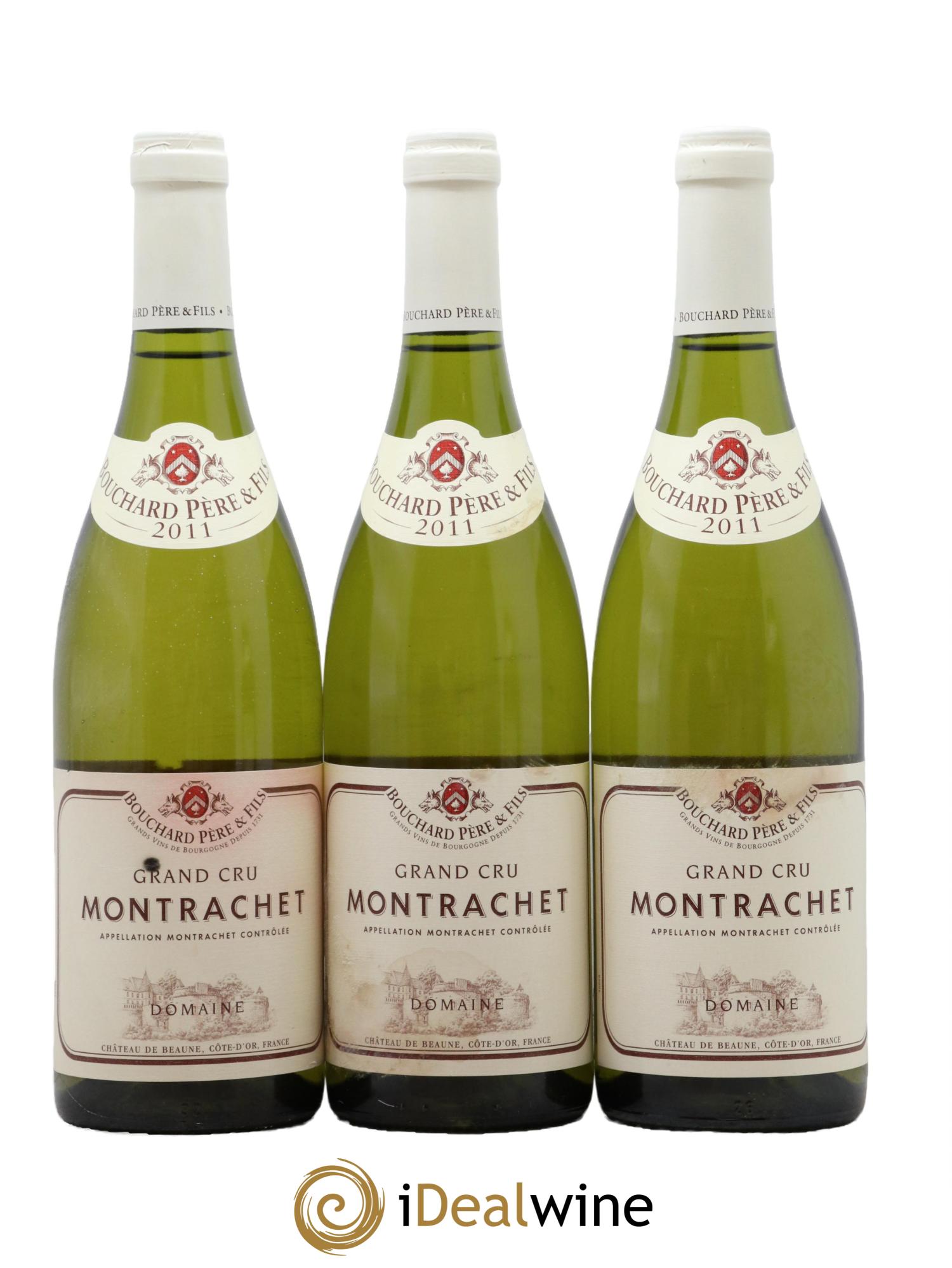 Montrachet Grand Cru Bouchard Père & Fils 2011 - Lotto di 3 bottiglie - 0