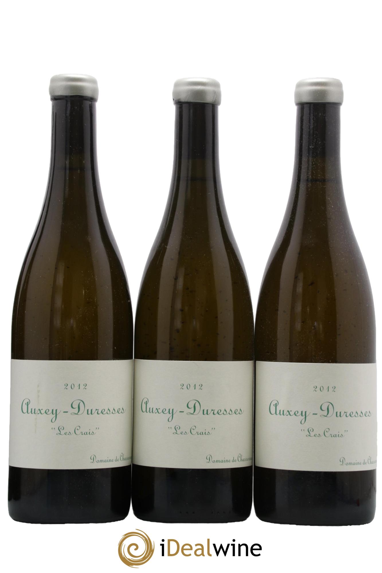 Auxey-Duresses Les Crais Domaine de Chassorney - Frédéric Cossard 2012 - Lot de 3 bouteilles - 0