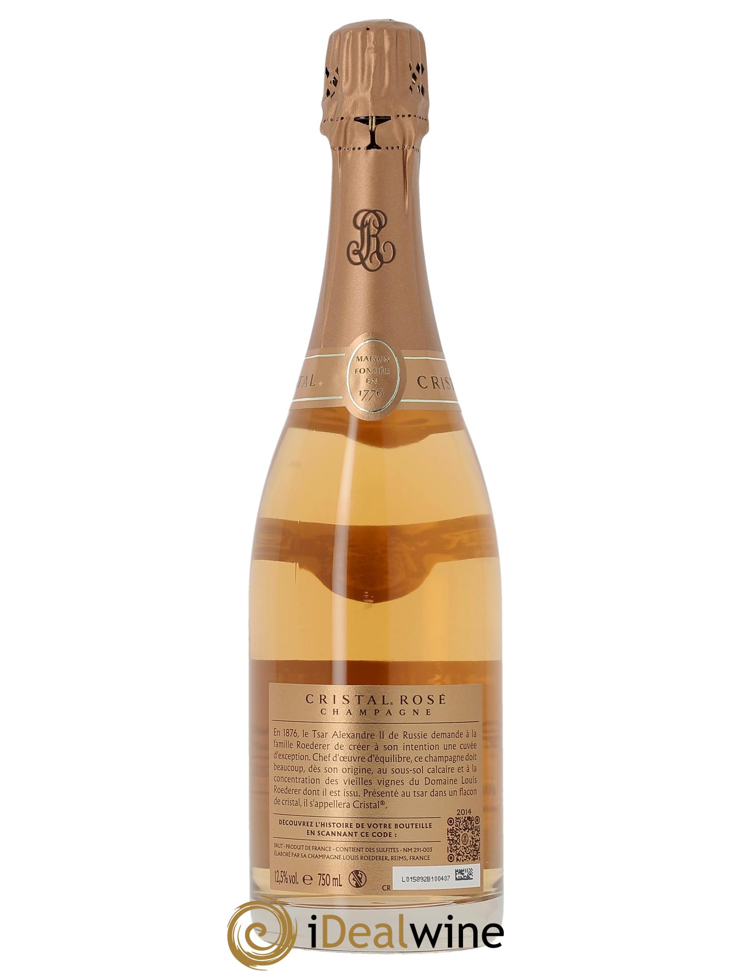 Cristal Louis Roederer  2014 - Lot of 1 bottle - 2