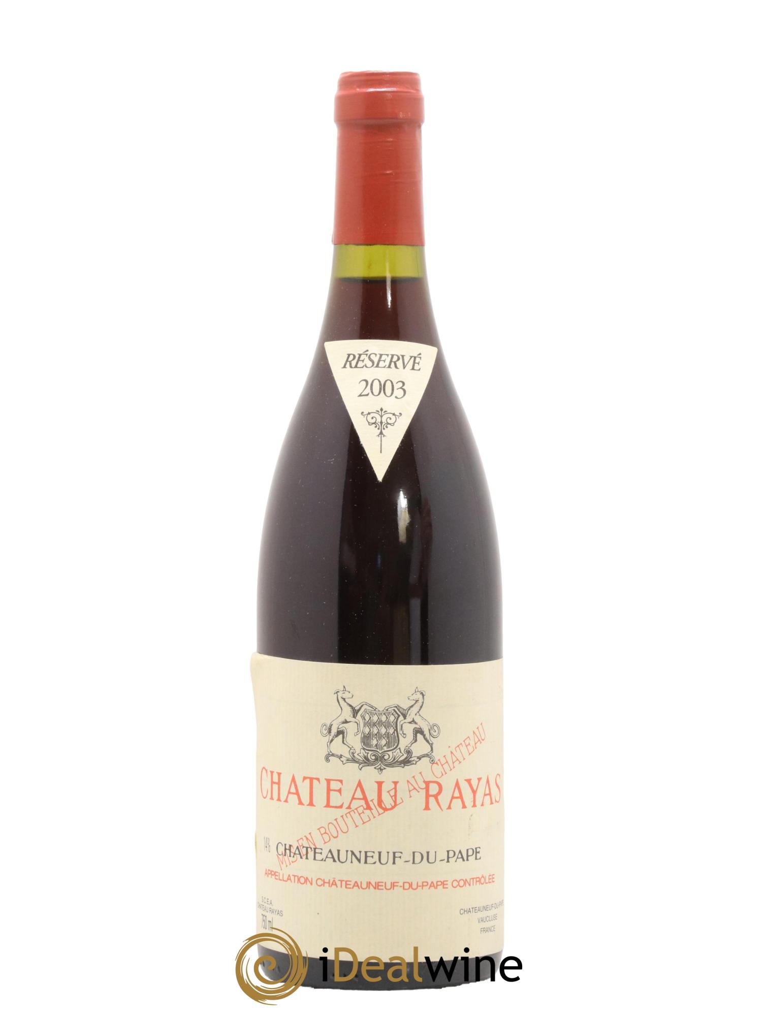 Châteauneuf-du-Pape Château Rayas Emmanuel Reynaud 2003 - Lotto di 1 bottiglia - 0