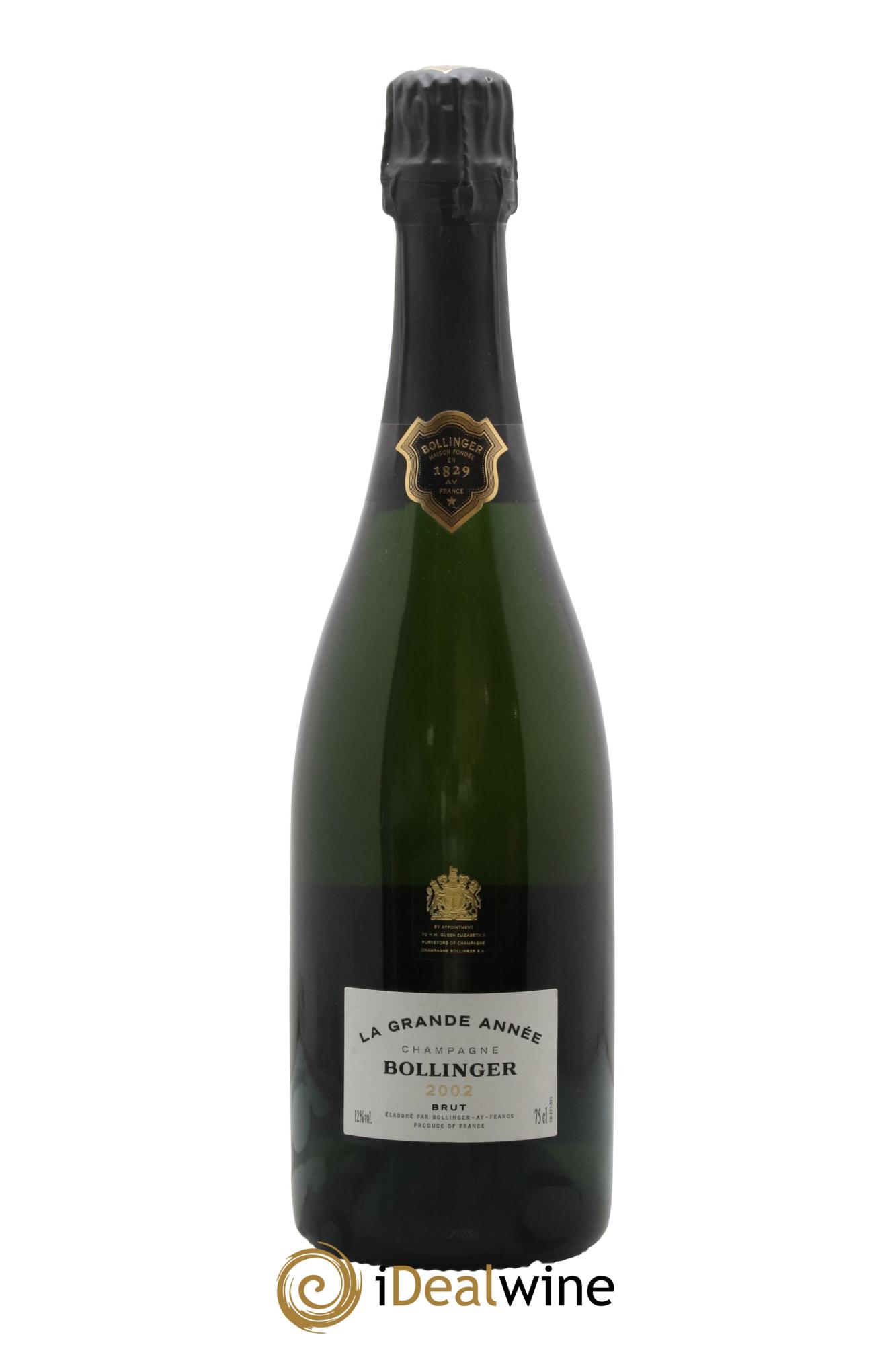 Grande Année Bollinger 2002 - Lotto di 1 bottiglia - 0