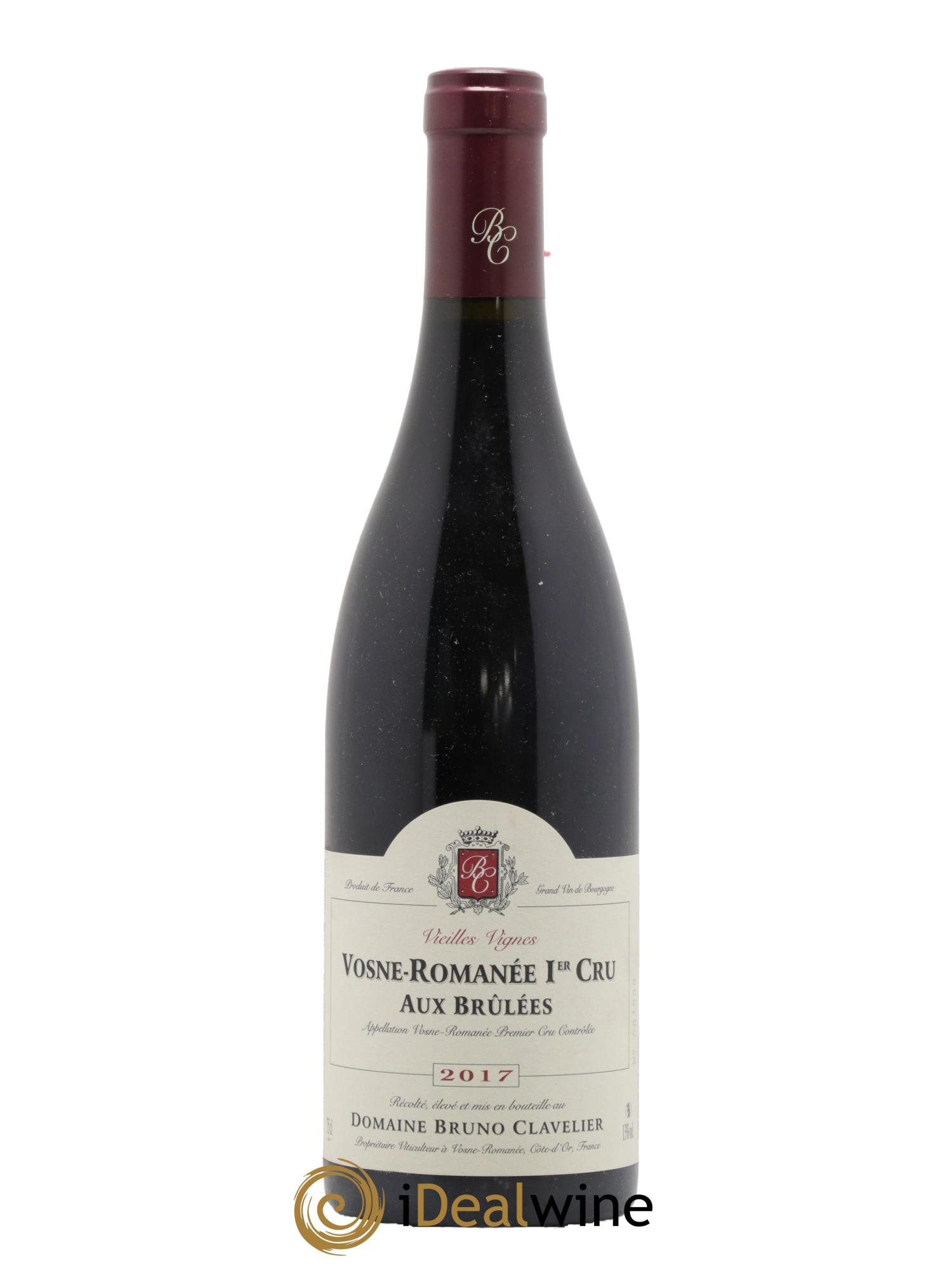 Vosne-Romanée 1er Cru Aux Brulées Vieilles Vignes Bruno Clavelier 2017 - Lot of 1 bottle - 0