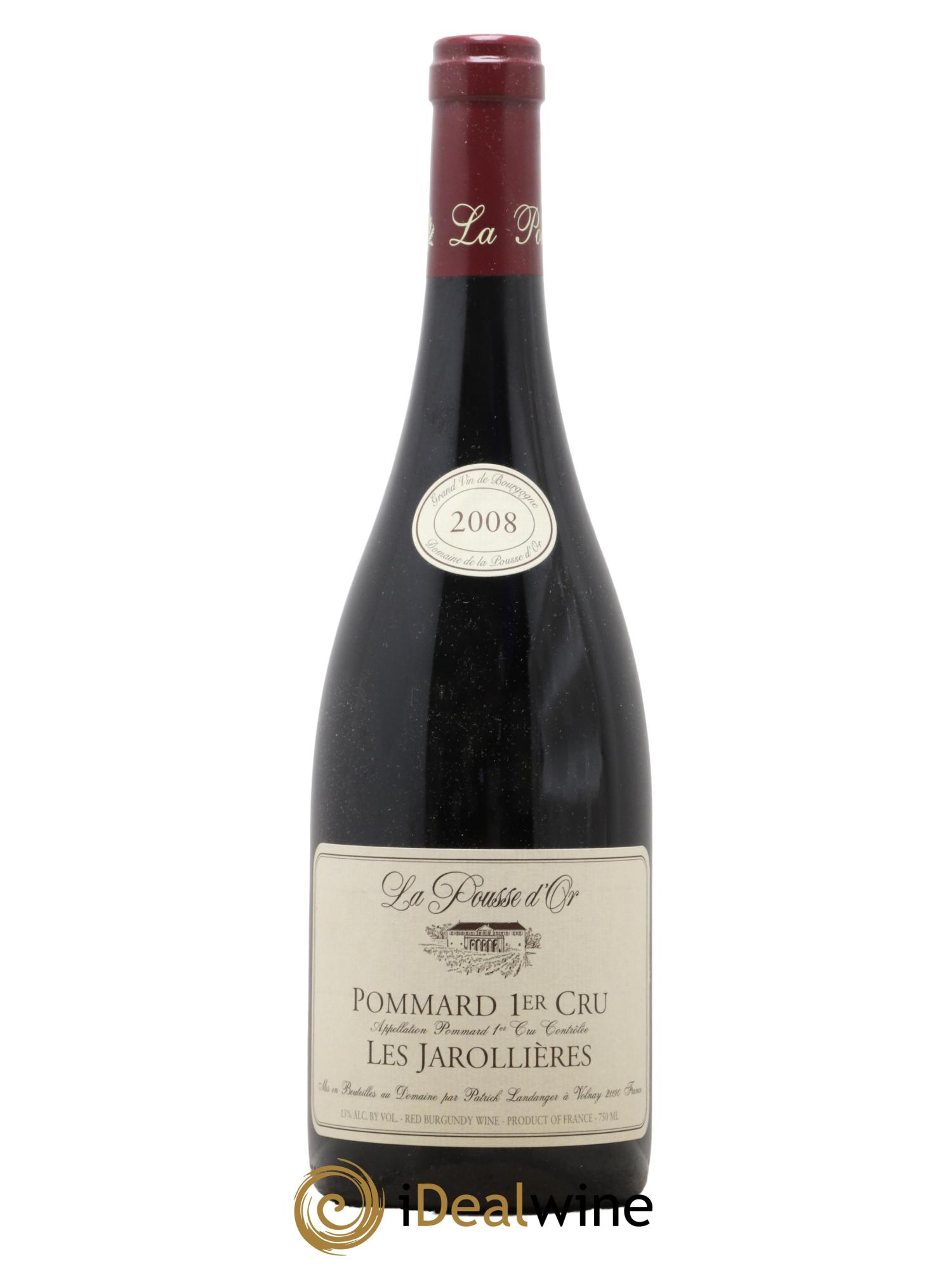 Pommard 1er Cru Les Jarollières La Pousse d'Or (Domaine de) 2008 - Lot of 1 bottle - 0