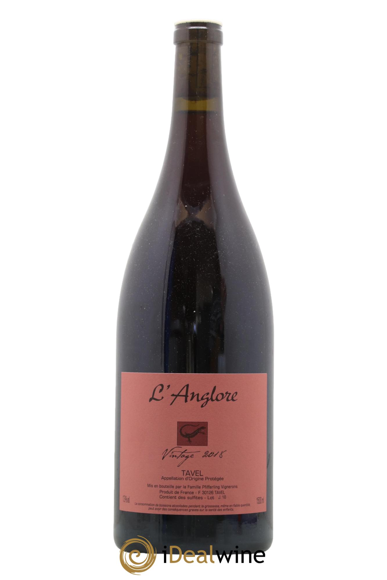 Tavel Vintage L'Anglore  2018 - Posten von 1 Magnum - 0