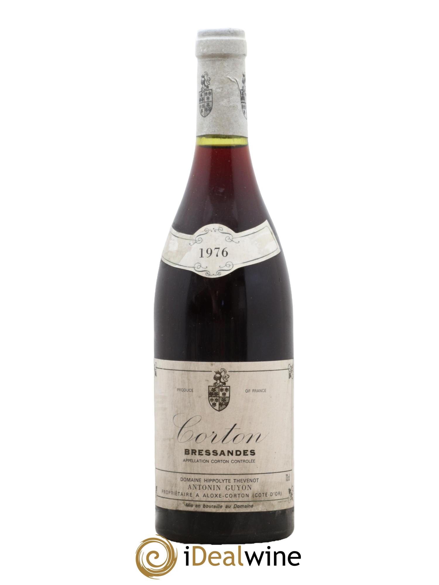 Corton Grand Cru Bressandes Antonin Guyon 1976 - Lotto di 1 bottiglia - 0