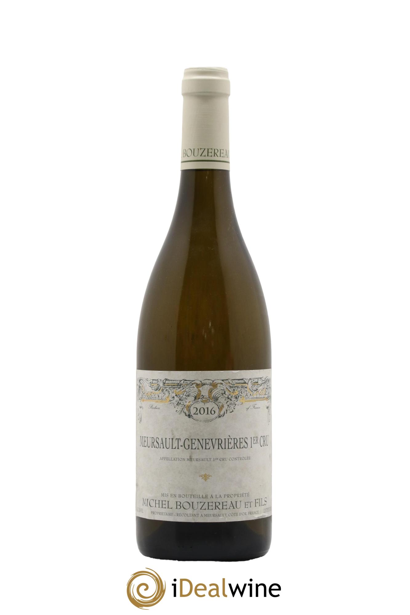 Meursault 1er Cru Les Genevrières Michel Bouzereau et Fils (Domaine) 2016 - Lot of 1 bottle - 0