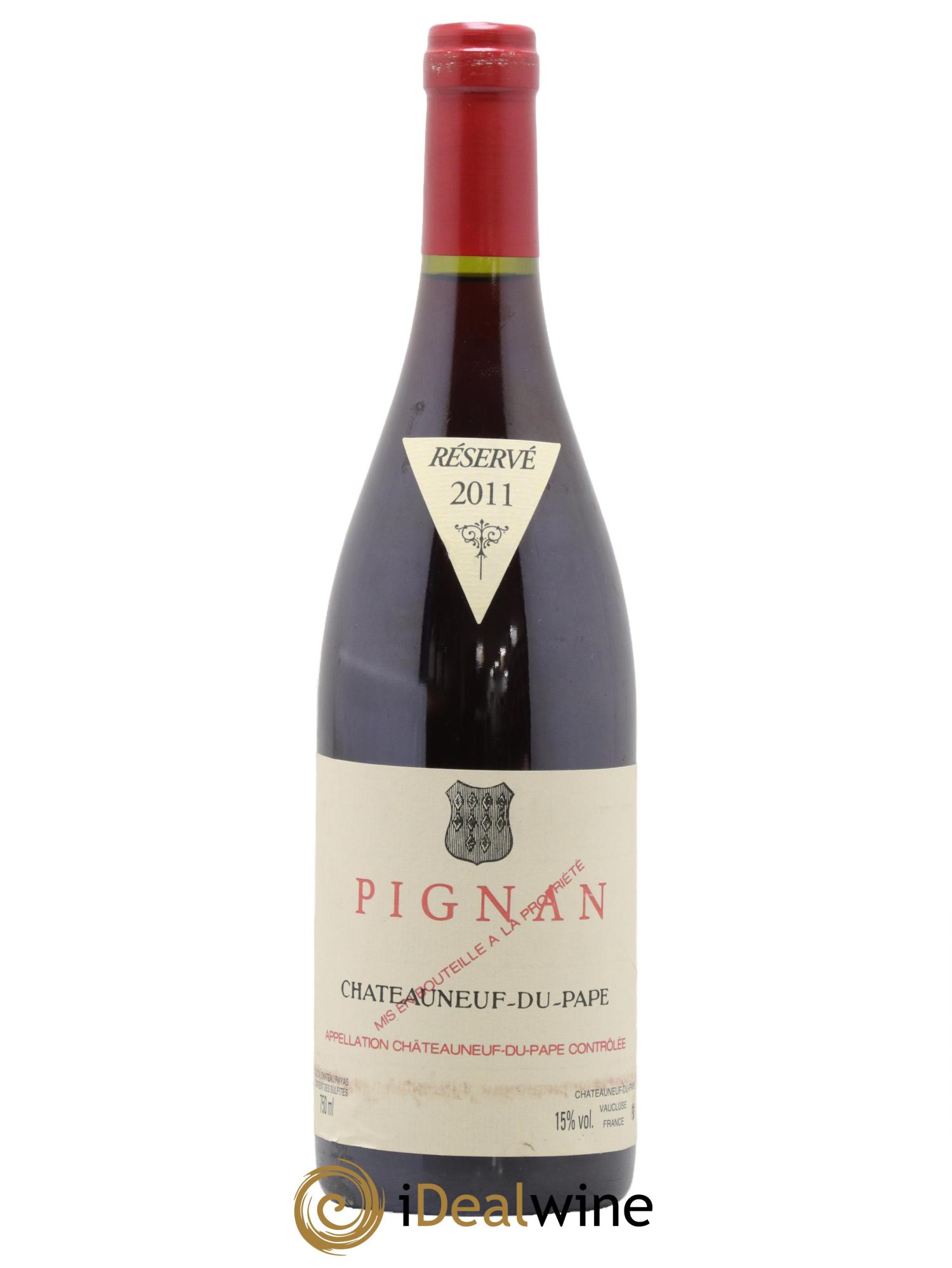 Châteauneuf-du-Pape Pignan Emmanuel Reynaud 2011 - Lot de 1 bouteille - 0