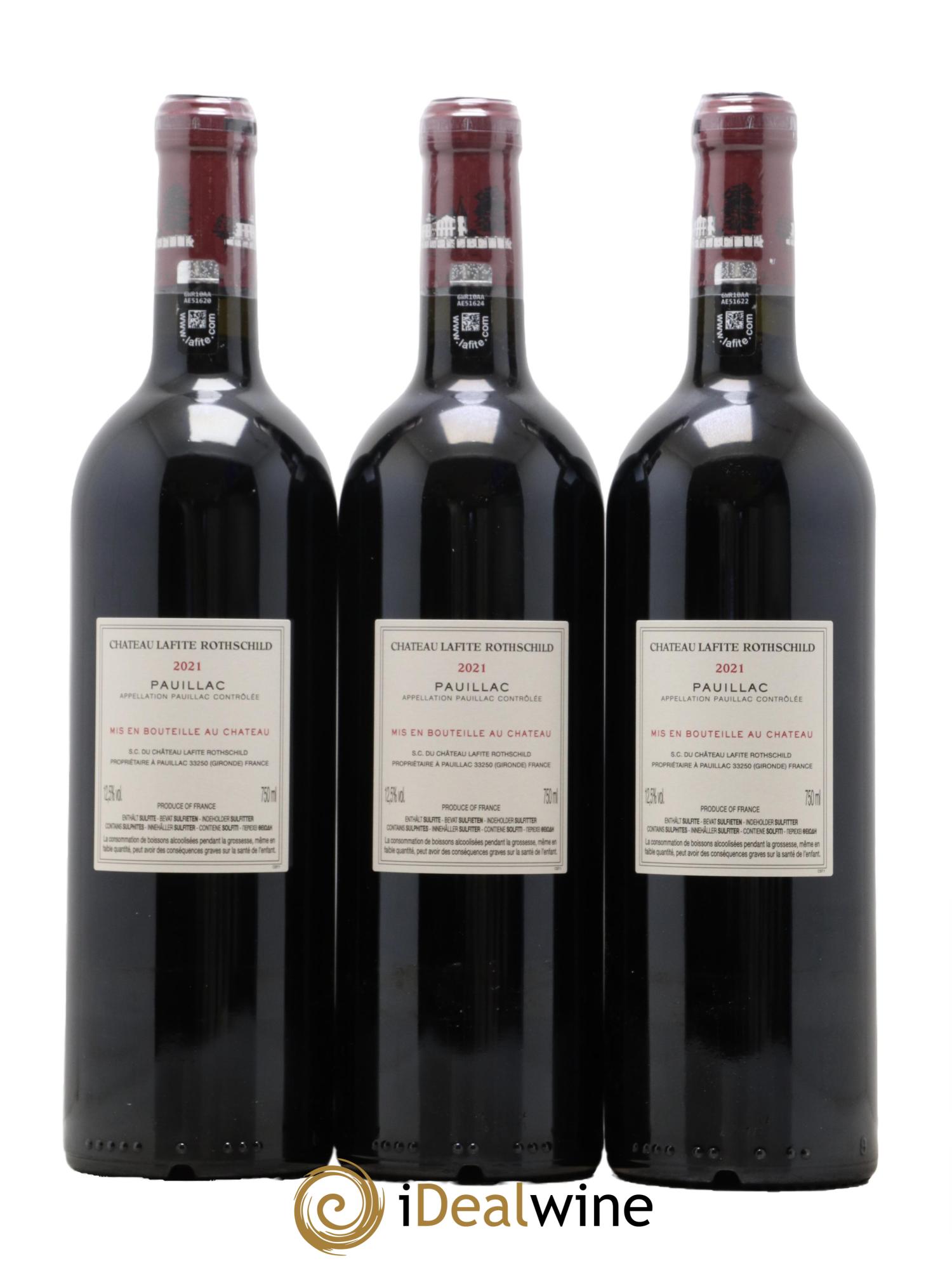 Château Lafite Rothschild 1er Grand Cru Classé 2021 - Posten von 6 Flaschen - 4