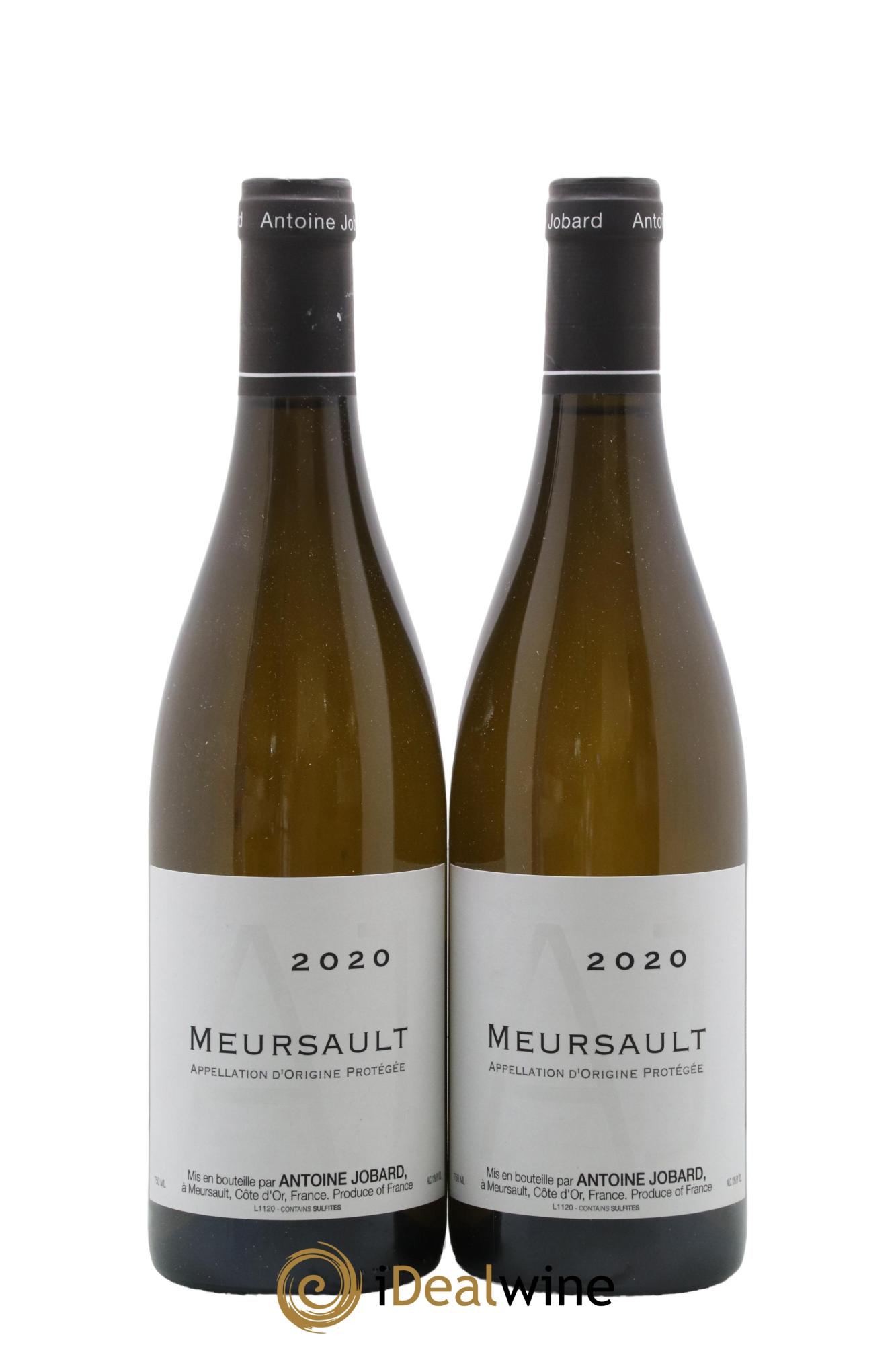 Meursault François et Antoine Jobard (Domaine) 2020 - Lot of 2 bottles - 0