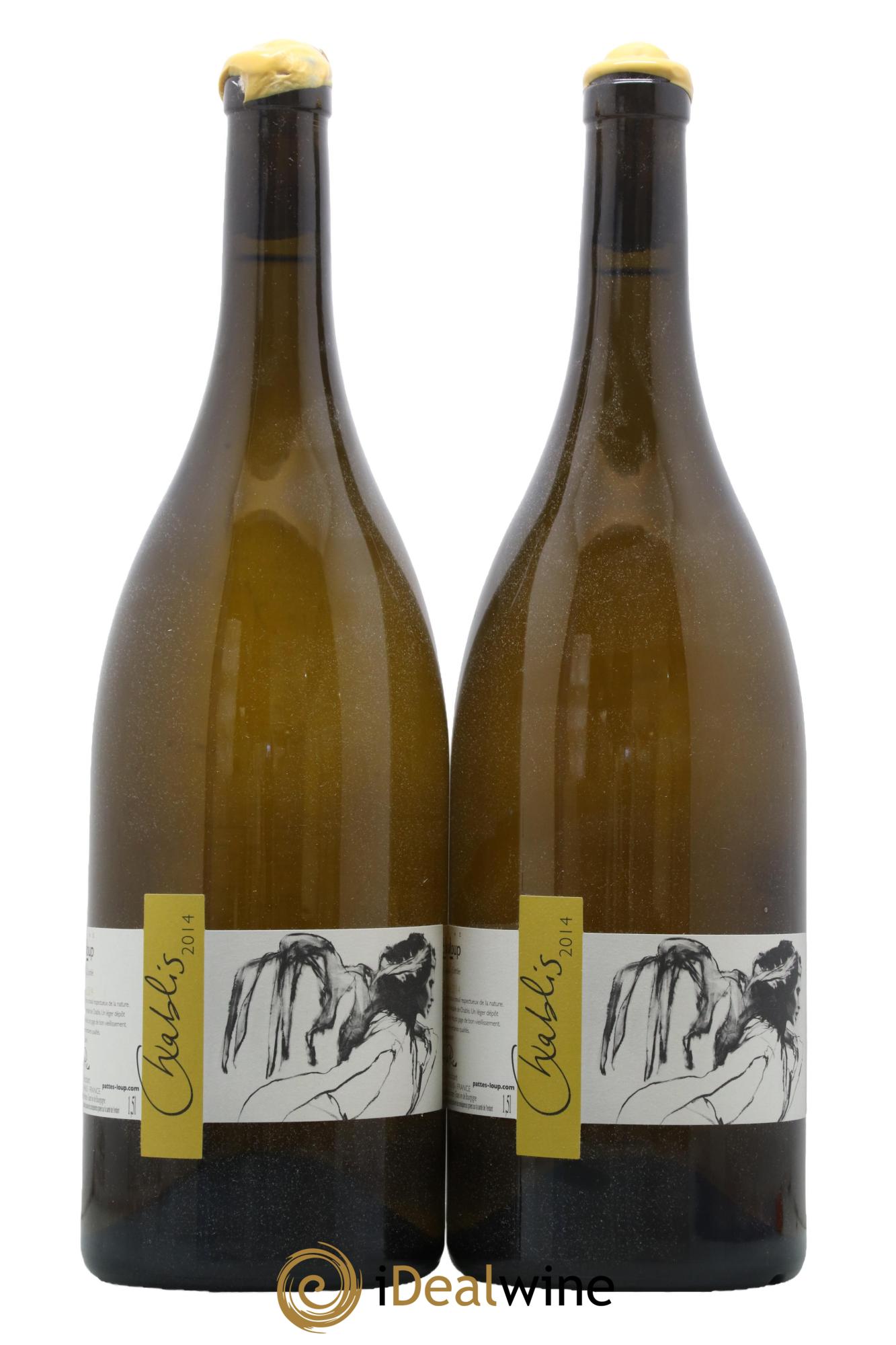 Chablis Vent d'Ange Pattes Loup (Domaine) 2014 - Lot of 2 magnums - 0