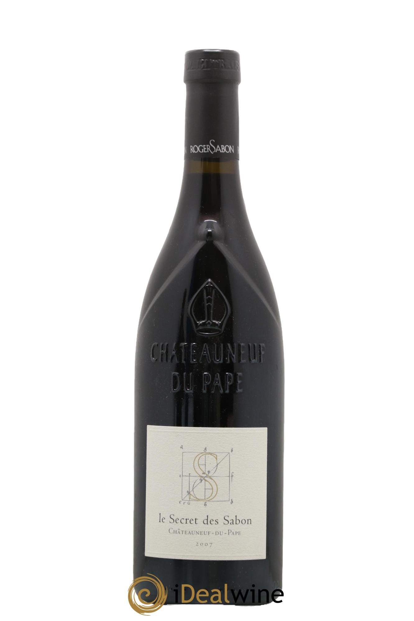 Châteauneuf-du-Pape Le Secret des Sabon Domaine Roger Sabon 2007 - Lot de 1 bouteille - 0