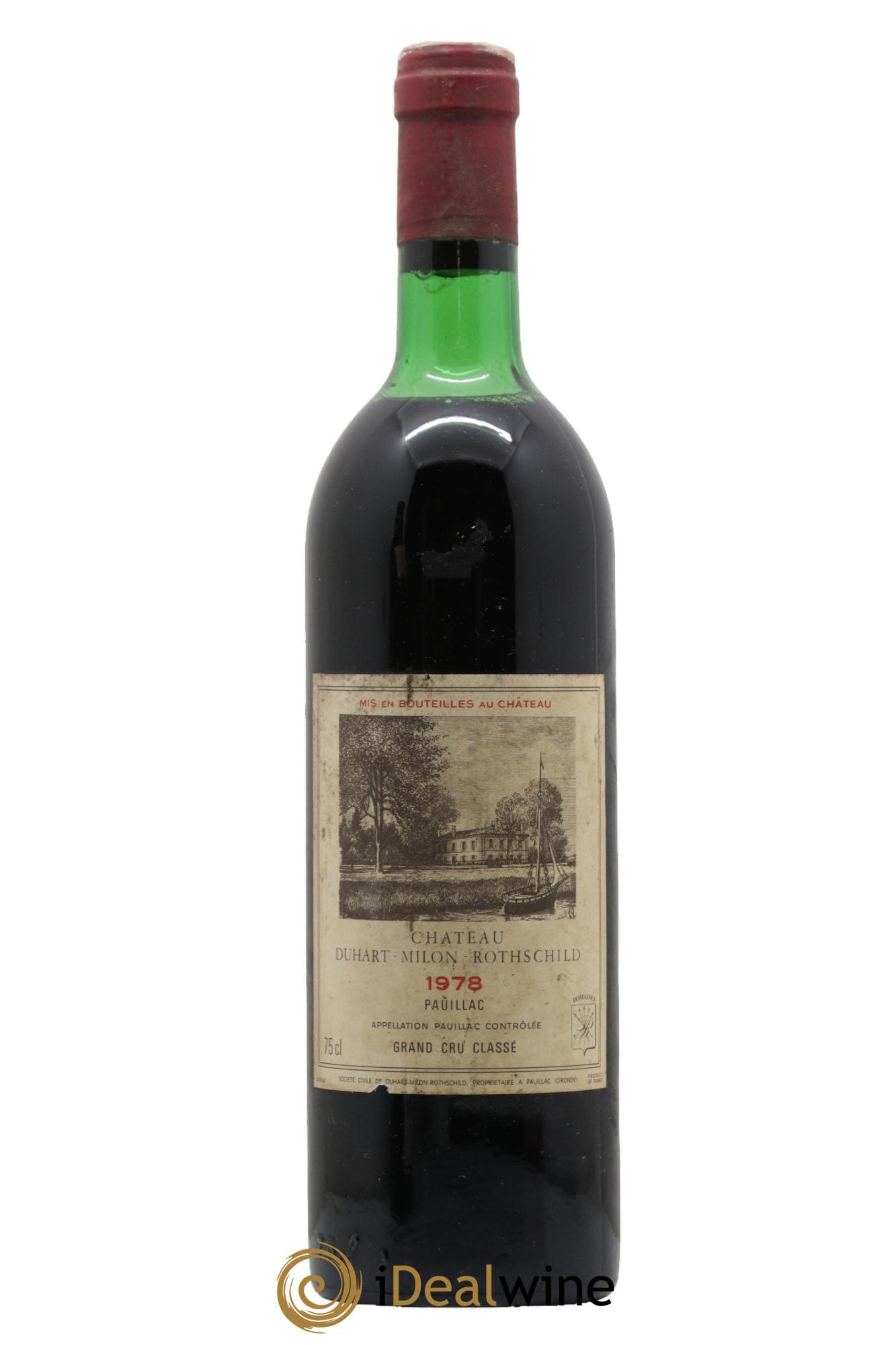 Château Duhart-Milon 4ème Grand Cru Classé  1978 - Lot de 1 bouteille - 0