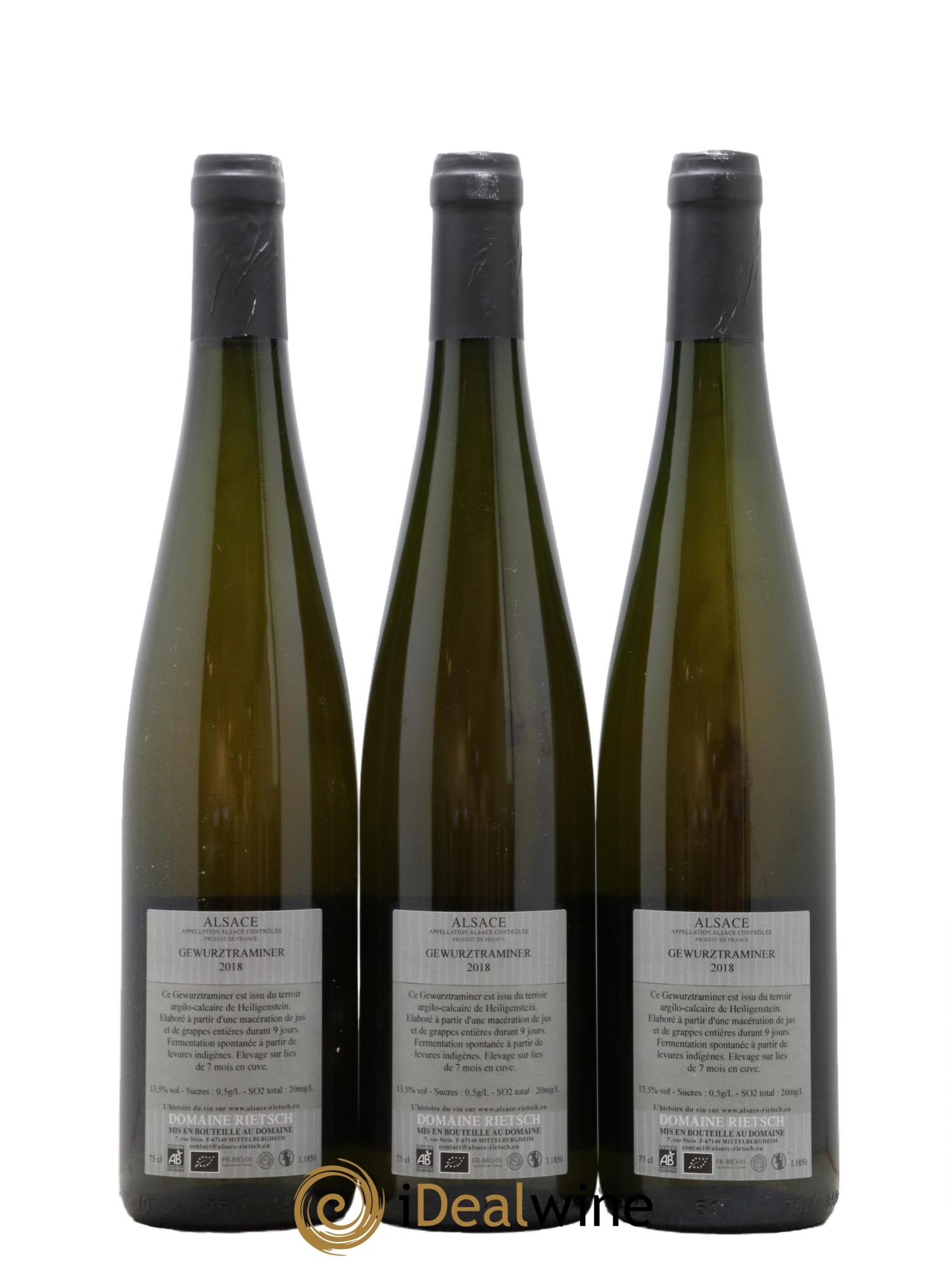 Gewurztraminer Demoiselle Rietsch 2018 - Lotto di 3 bottiglie - 1