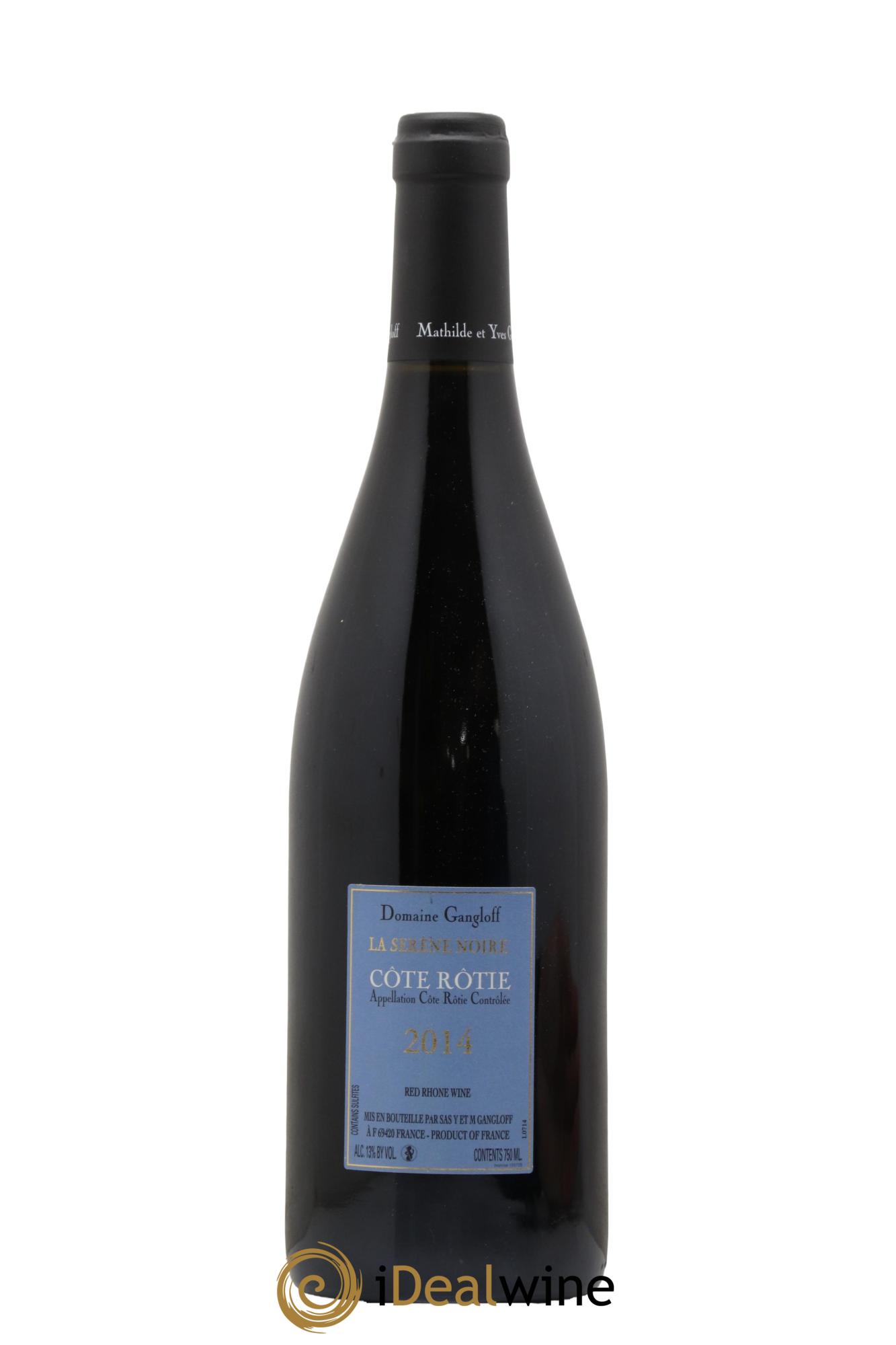 Côte-Rôtie La Sereine Noire Gangloff (Domaine) 2014 - Posten von 1 Flasche - 1