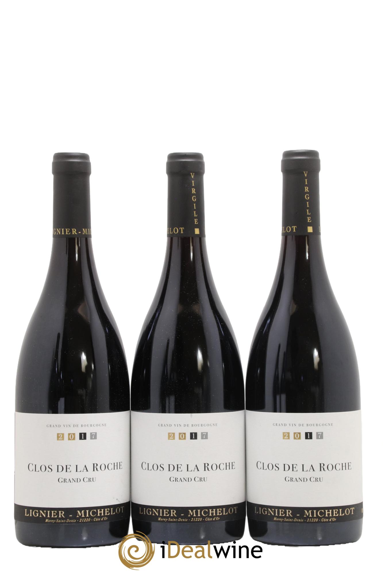 Clos de la Roche Grand Cru Lignier-Michelot (Domaine) 2017 - Lot of 3 bottles - 0