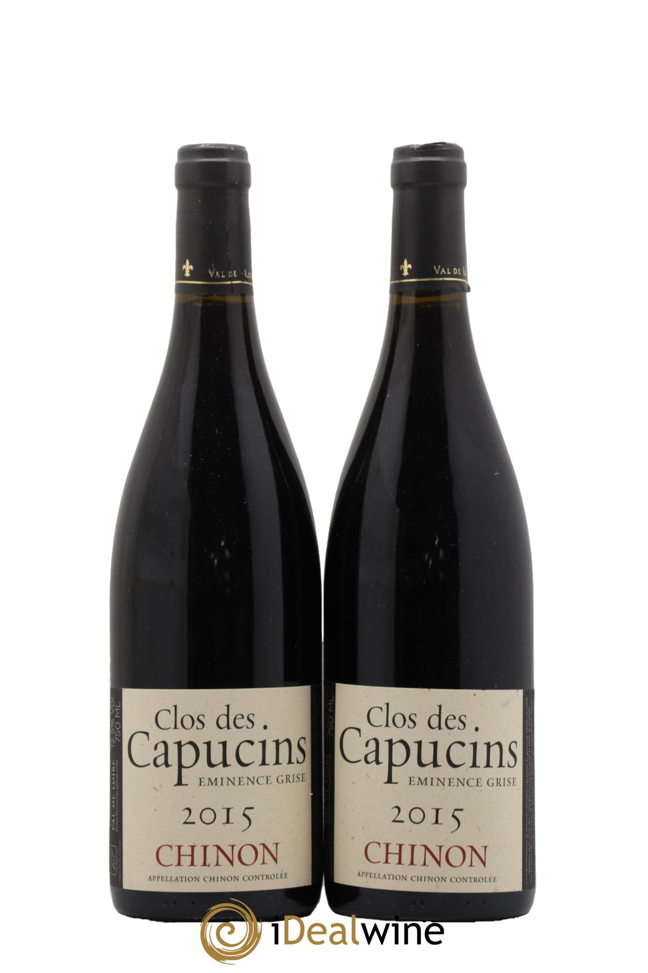 Chinon Eminence Grise Clos des Capucins - Fiona Beeston 2015 - Lotto di 2 bottiglie - 0