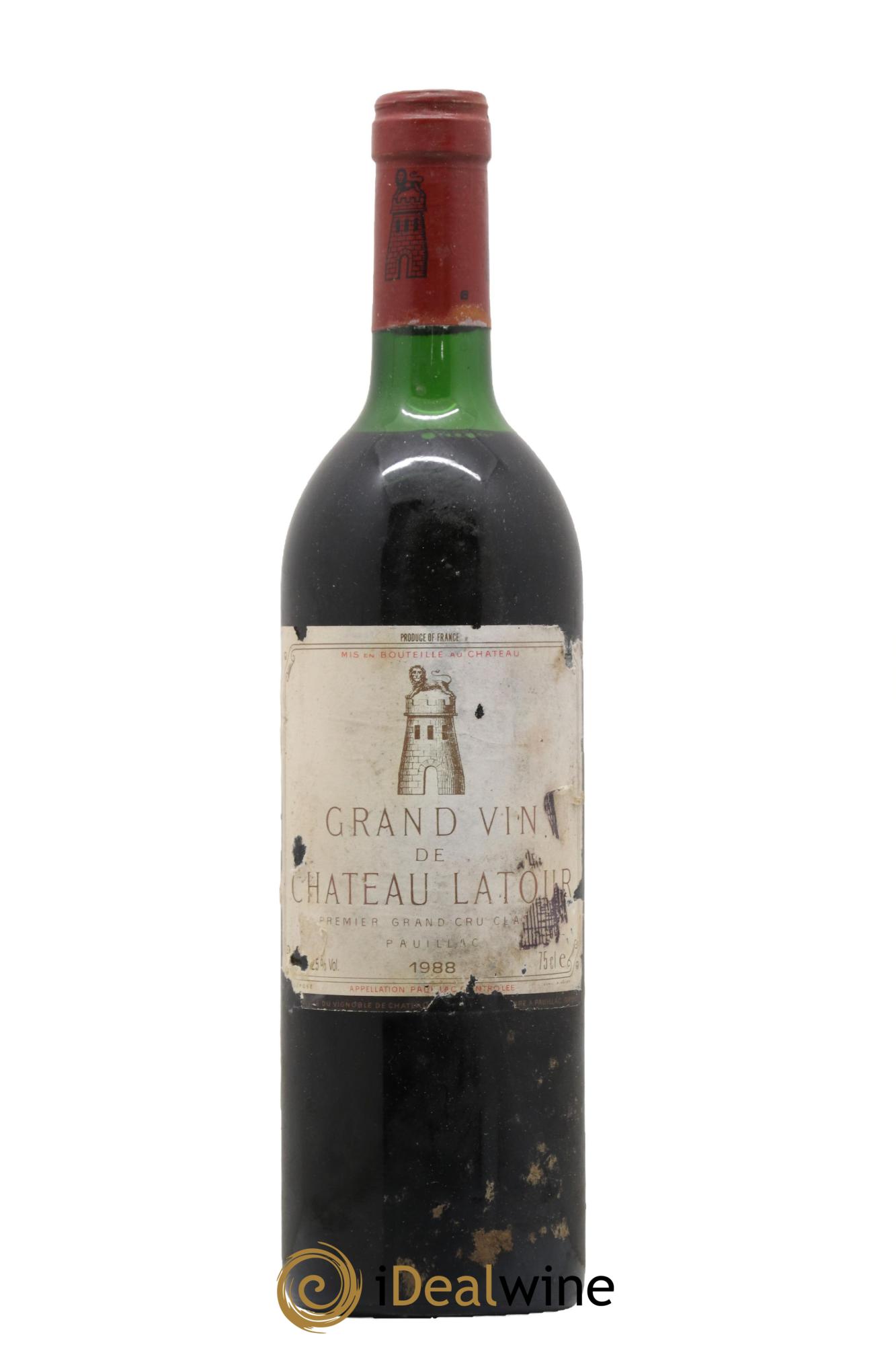 Château Latour 1er Grand Cru Classé 1988 - Posten von 1 Flasche - 0