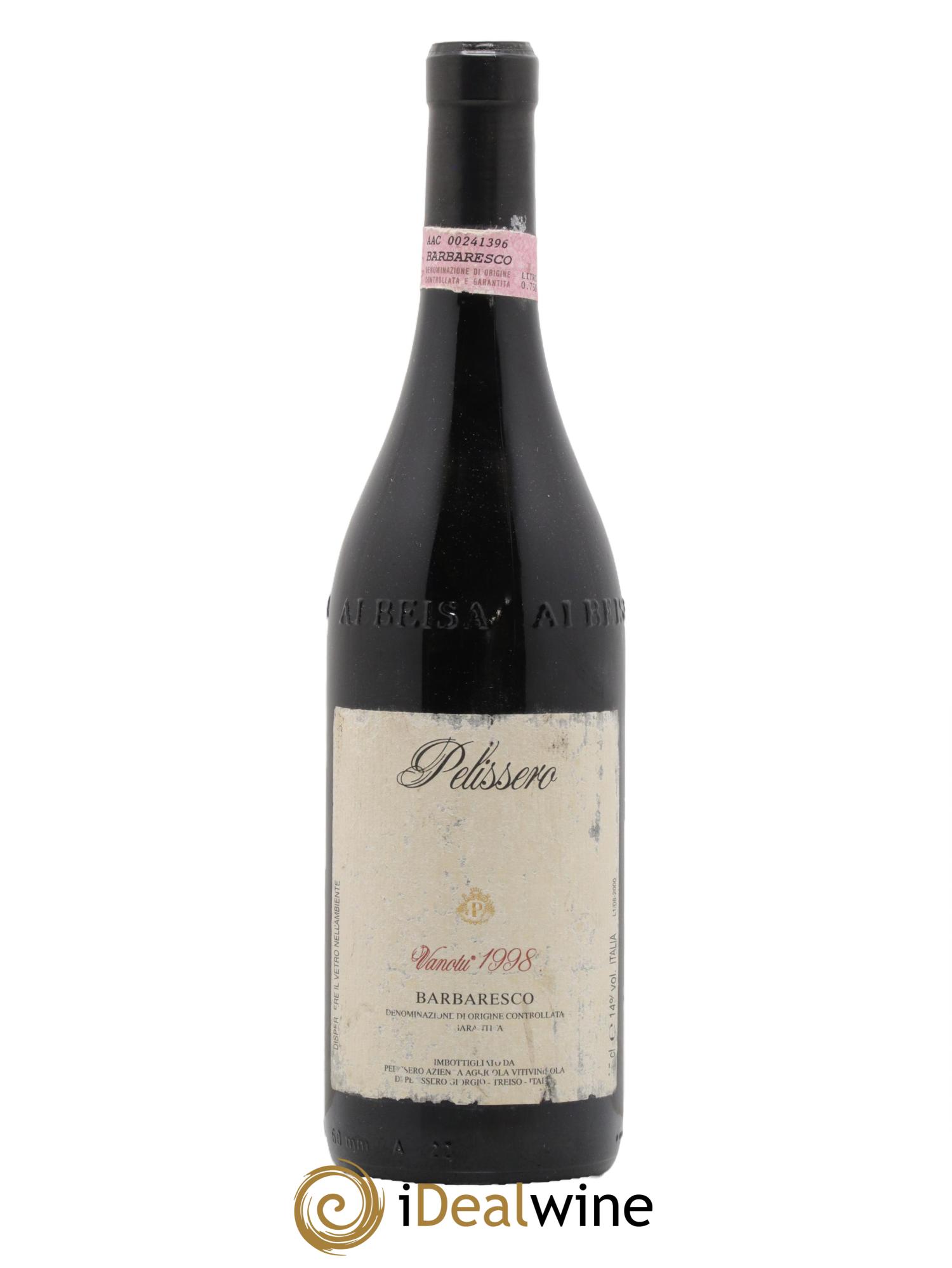 Barbaresco DOCG Vanotu Pelissero 1998 - Lot de 1 bouteille - 0