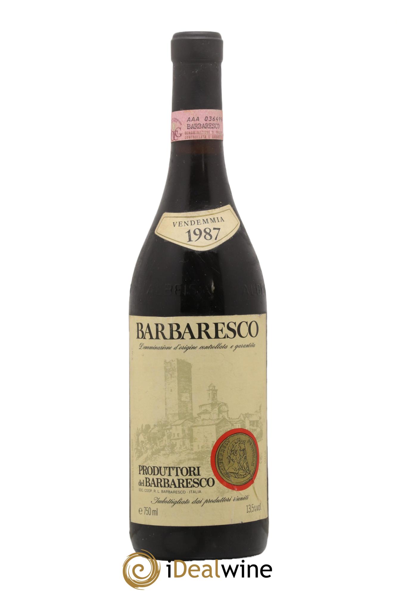 Barolo DOCG Produttori Del Barbaresco 1987 - Lot de 1 bouteille - 0