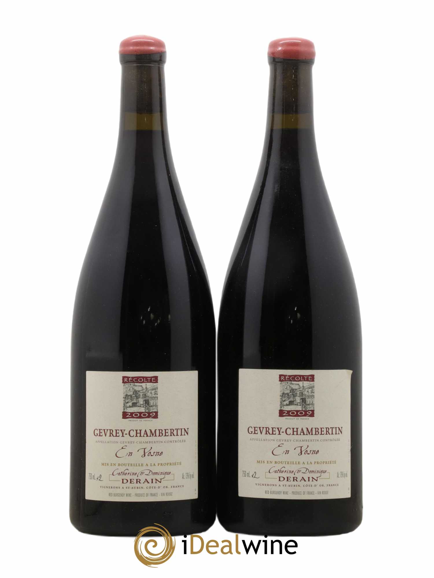 Gevrey-Chambertin En Vosne Catherine et Dominique Derain  2009 - Lot de 2 magnums - 0