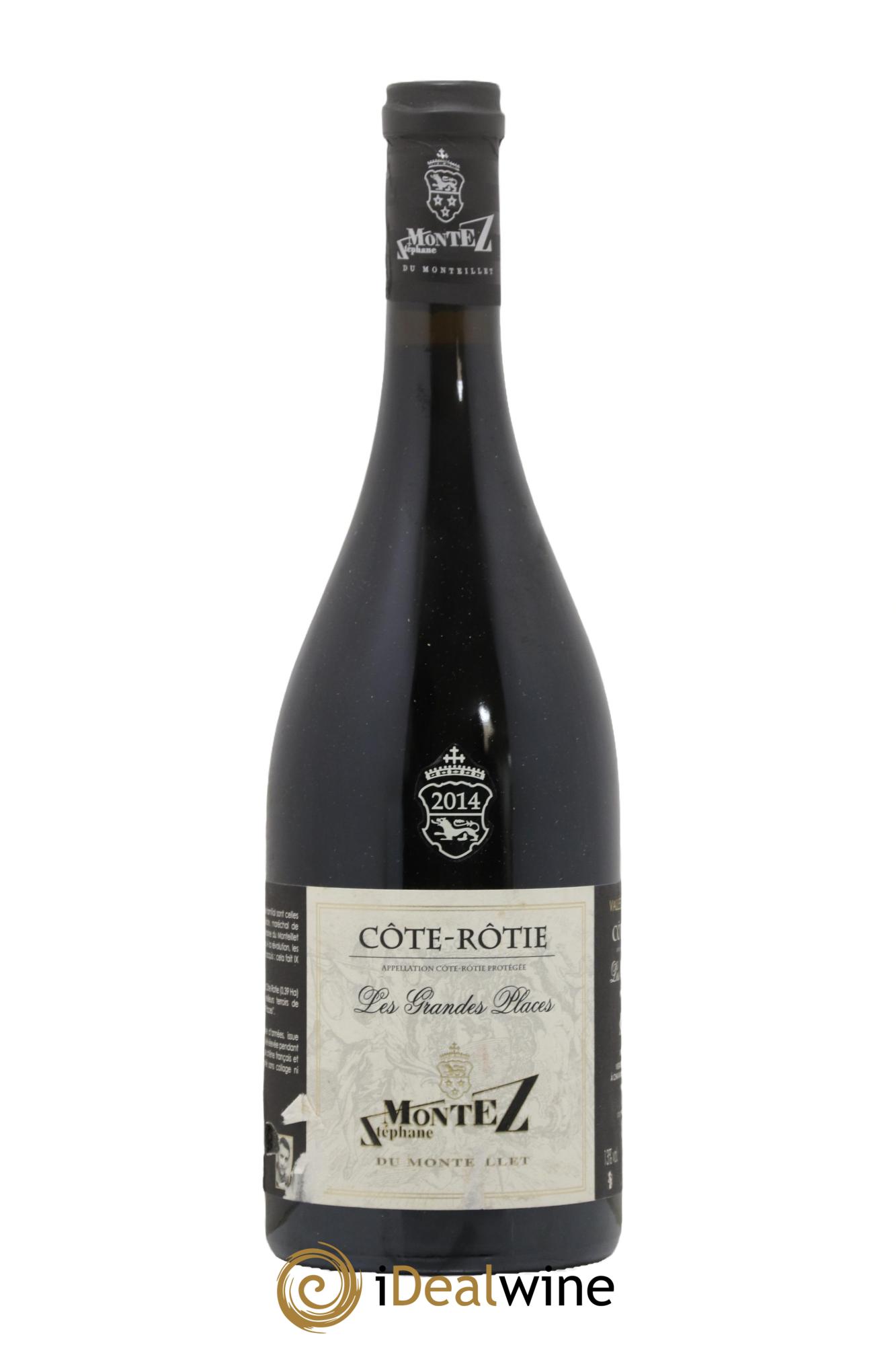 Côte-Rôtie Les Grandes Places Monteillet (Domaine du) - Stéphane Montez 2014 - Lotto di 1 bottiglia - 0