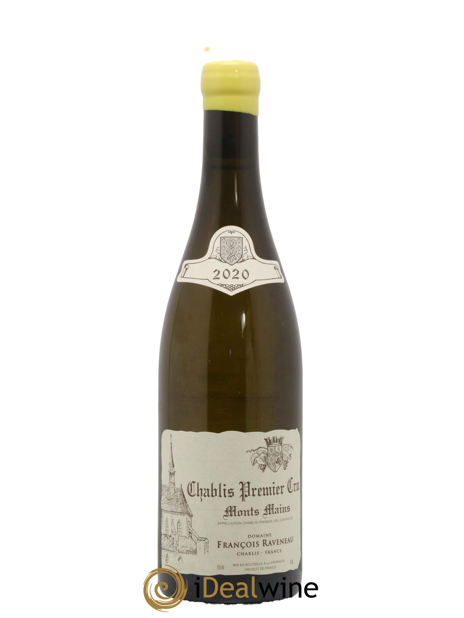 Chablis 1er Cru Monts Mains Raveneau (Domaine) 2020 - Lot of 1 bottle - 0