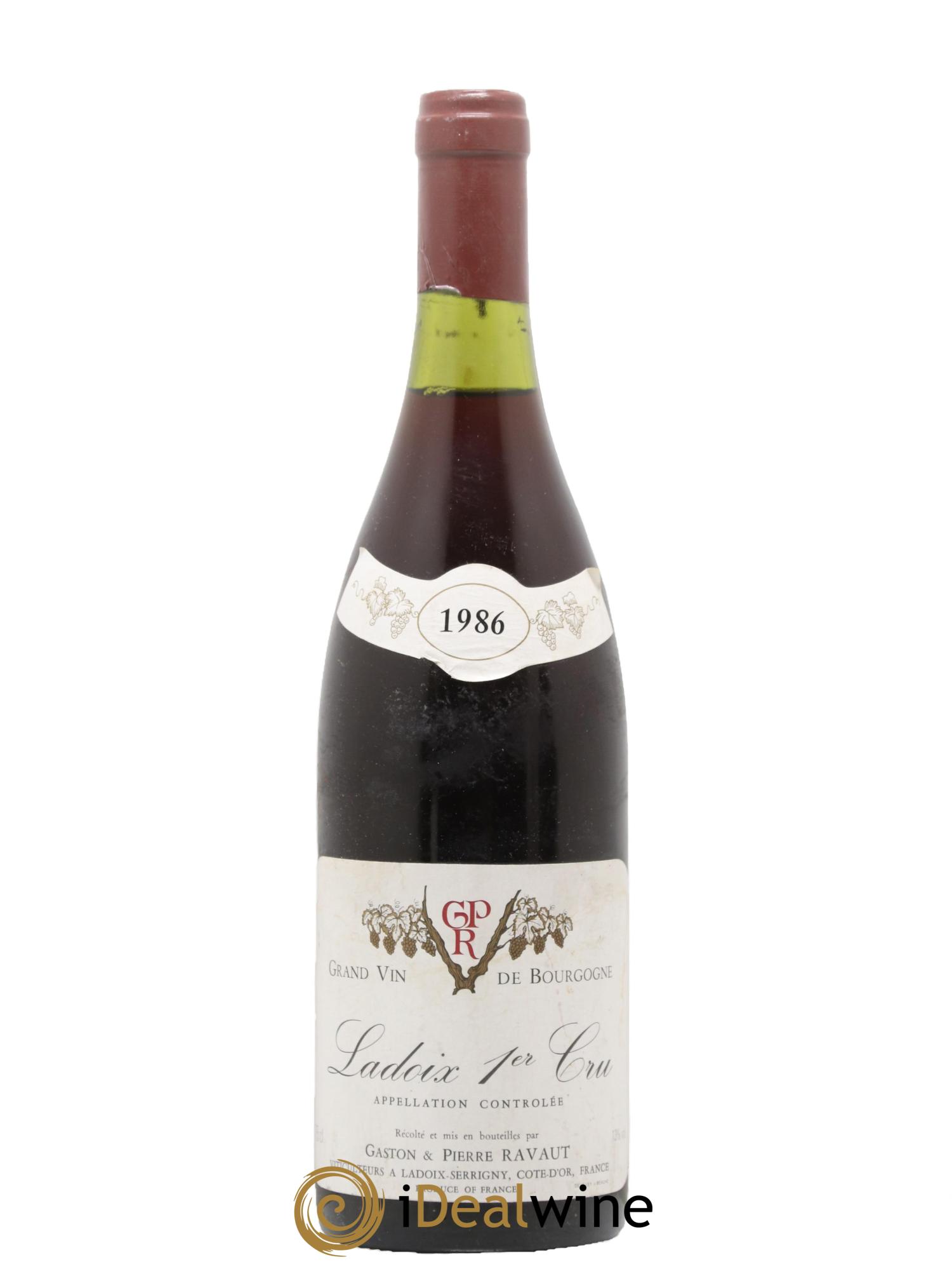 Ladoix 1er Cru Gaston et Pierre Ravaut 1986 - Lot of 1 bottle - 0