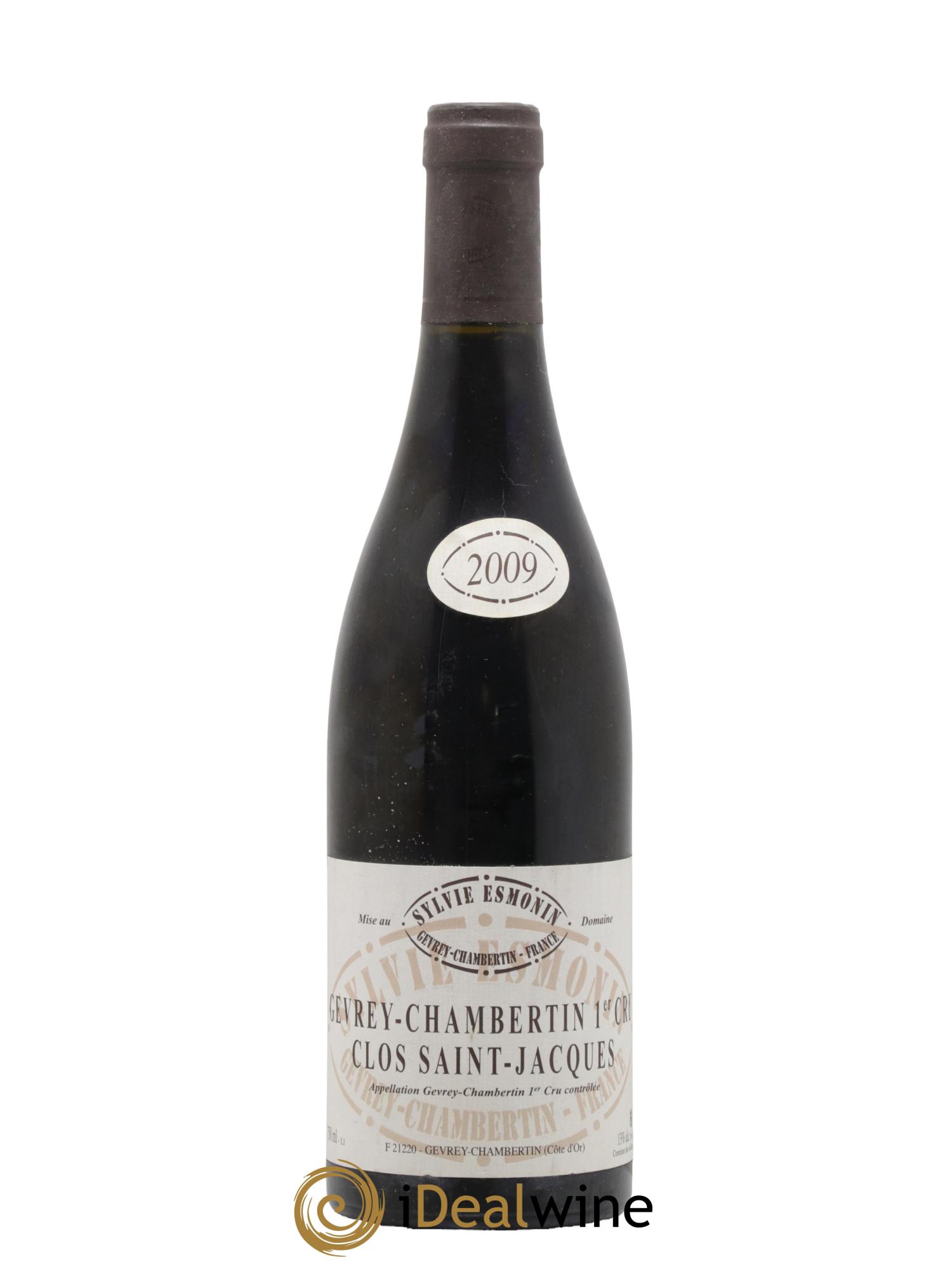 Gevrey-Chambertin 1er Cru Clos Saint Jacques Sylvie Esmonin 2009 - Lot de 1 bouteille - 0