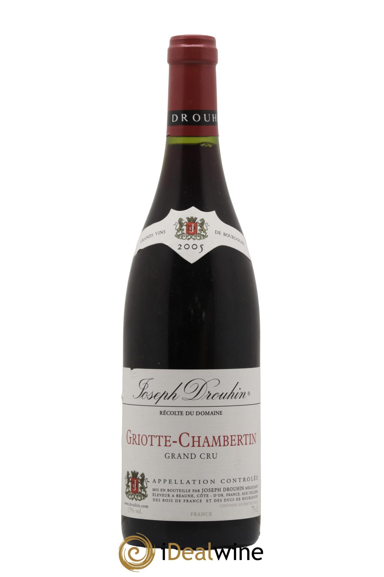 Griotte-Chambertin Grand Cru Joseph Drouhin  2005 - Lotto di 1 bottiglia - 0